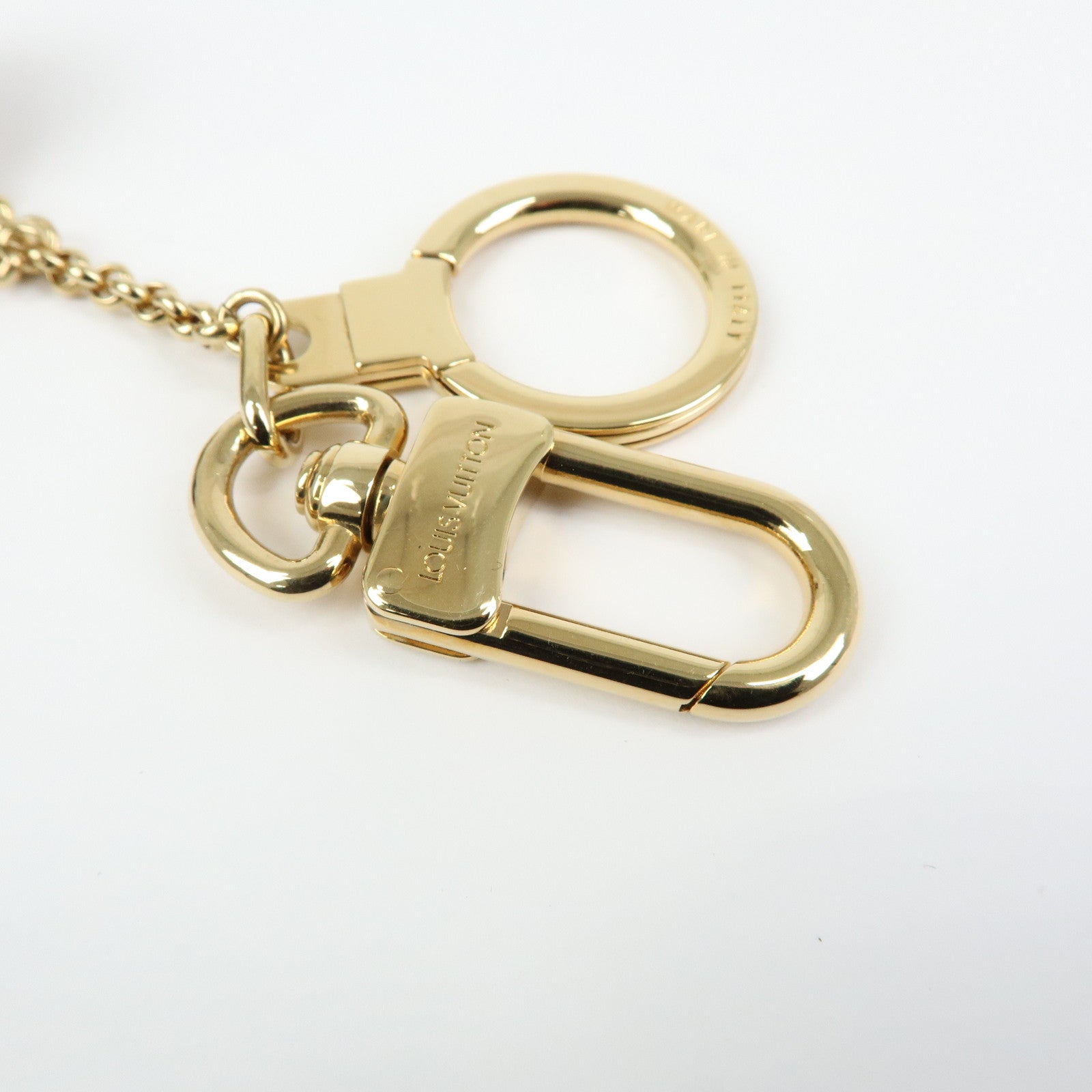Louis Vuitton Jack & Lucy Key Chain Halloween Brown Gold M65376