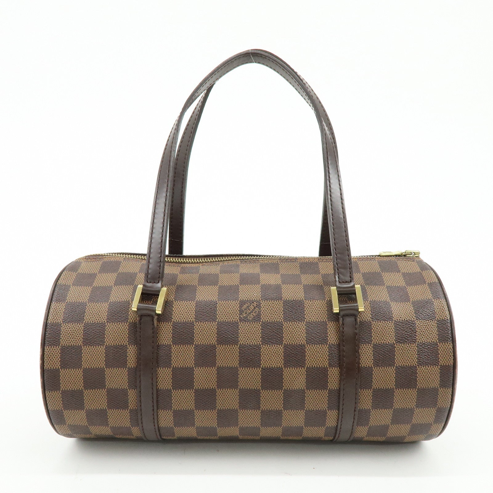 Louis Vuitton Damier Ebene Papillon 30 Hand Bag Brown N51303