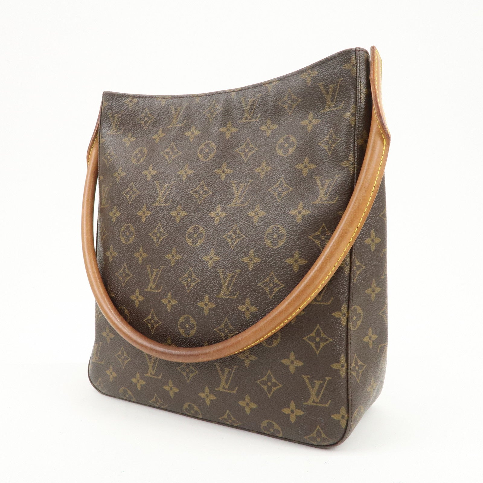 Louis Vuitton Monogram Looping GM Shoulder Bag Brown M51145