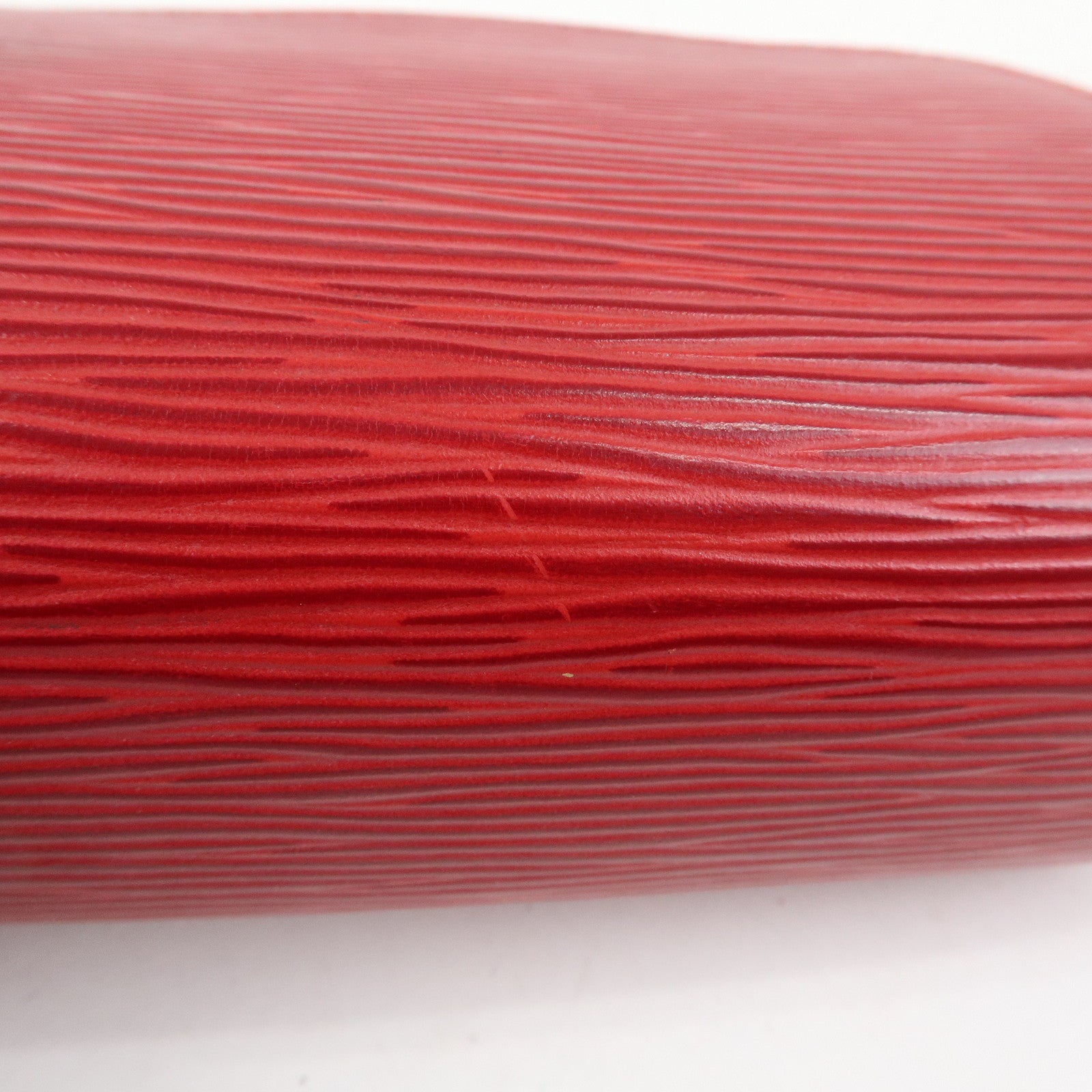 Louis Vuitton Epi Dauphine PM Leather Pouch Castillian Red M48447