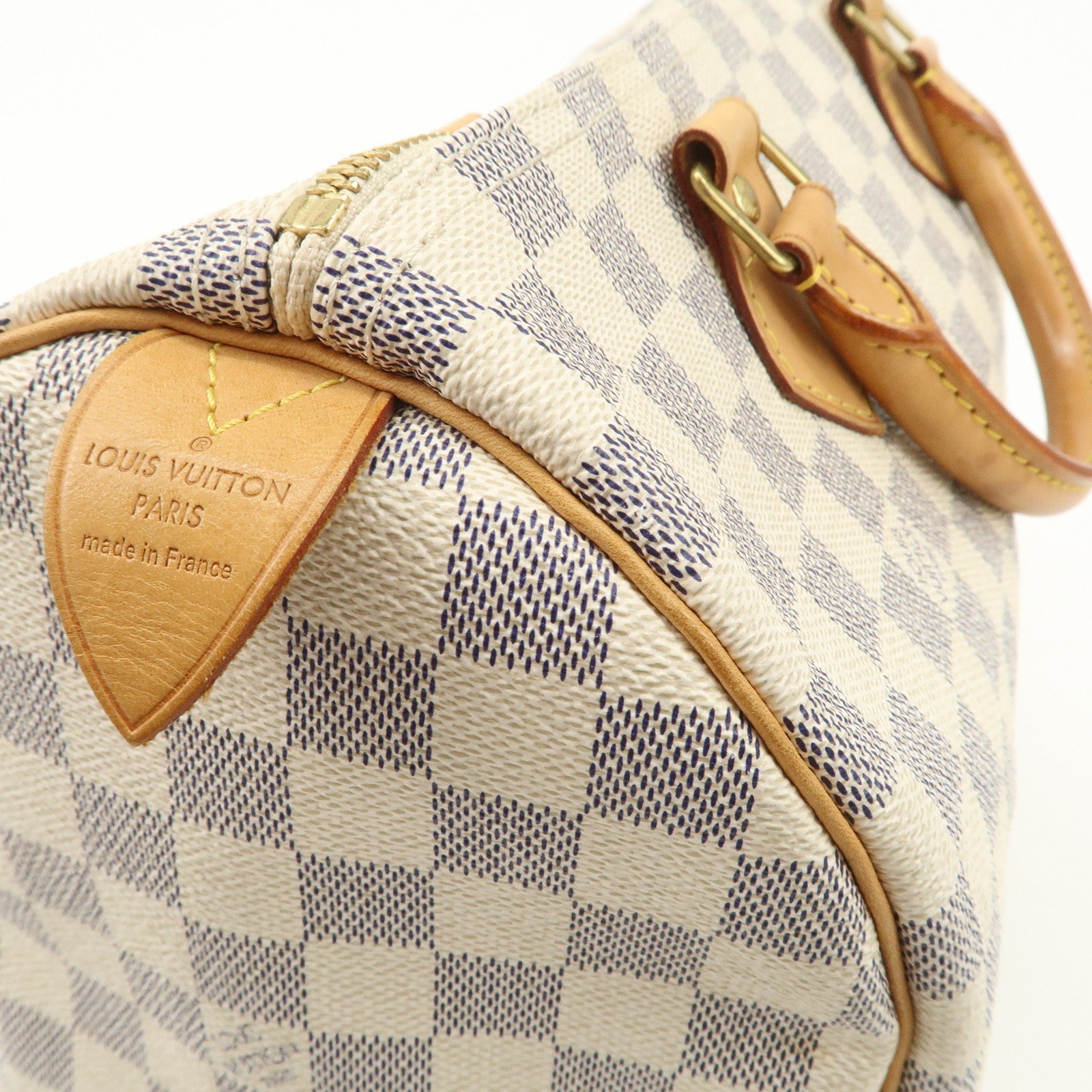 Louis Vuitton Damier Azur Speedy 30 Boston Bag Hand Bag N41370
