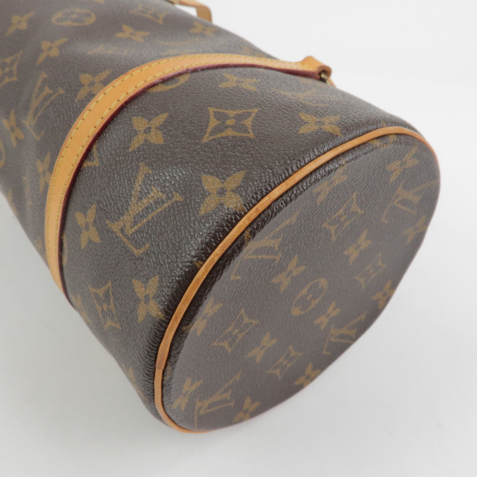 Louis Vuitton Monogram Papillon 30 Hand Bag Brown M51385