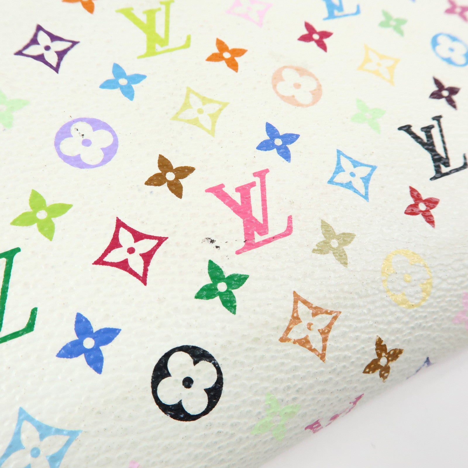 Louis Vuitton Monogram Multicolor Round Zippy Wallet Blanc M60241