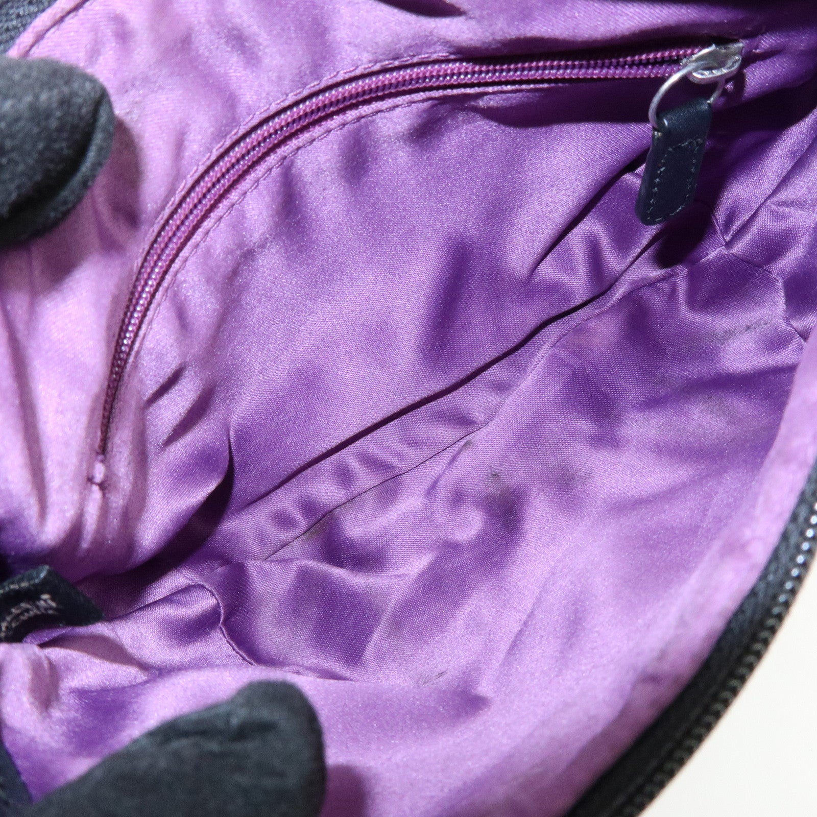 COACH Signature Set of 2 Canvas Leather Shoulder Bag Black Beige