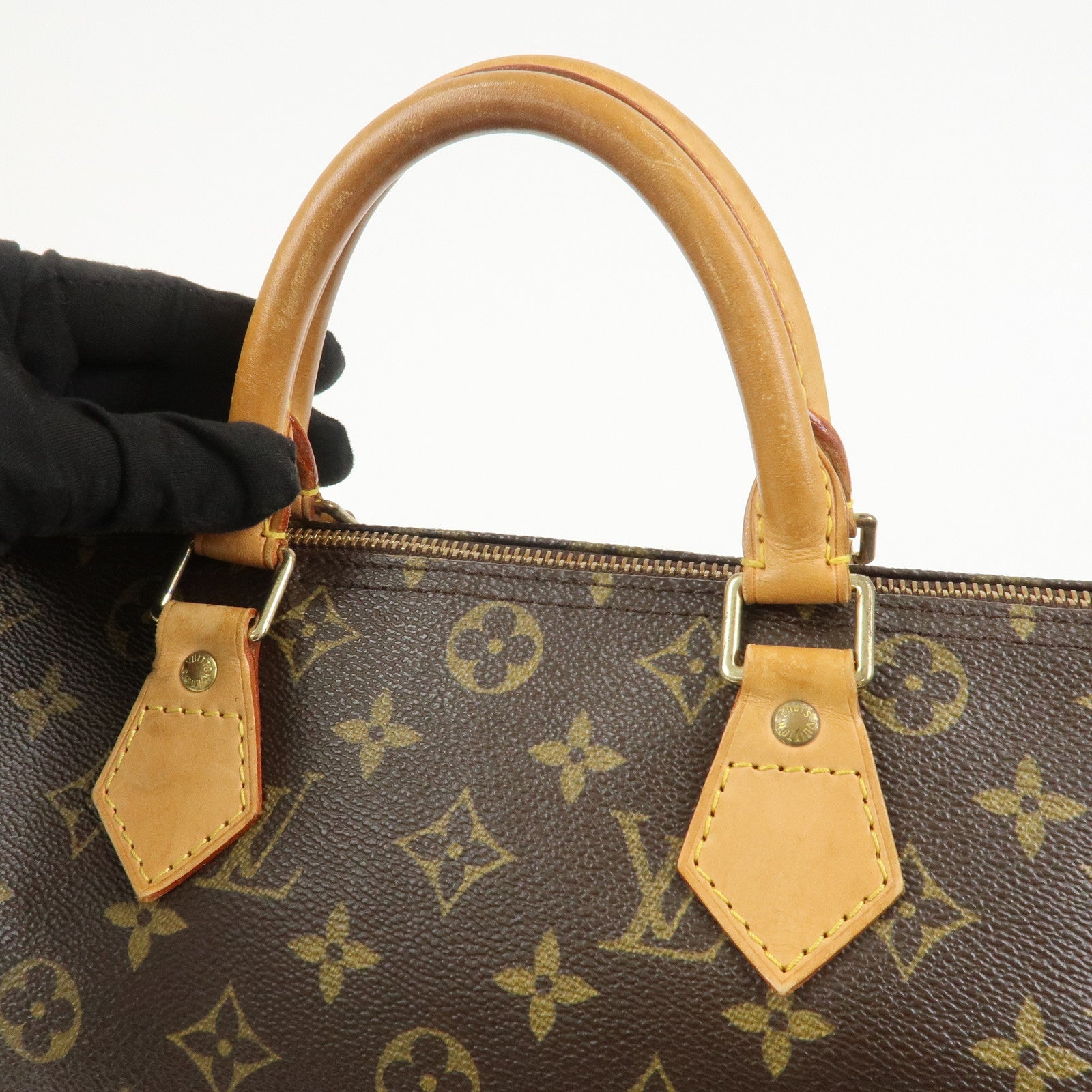 Louis Vuitton Monogram Speedy 30 Boston Bag Hand Bag Brown M41526