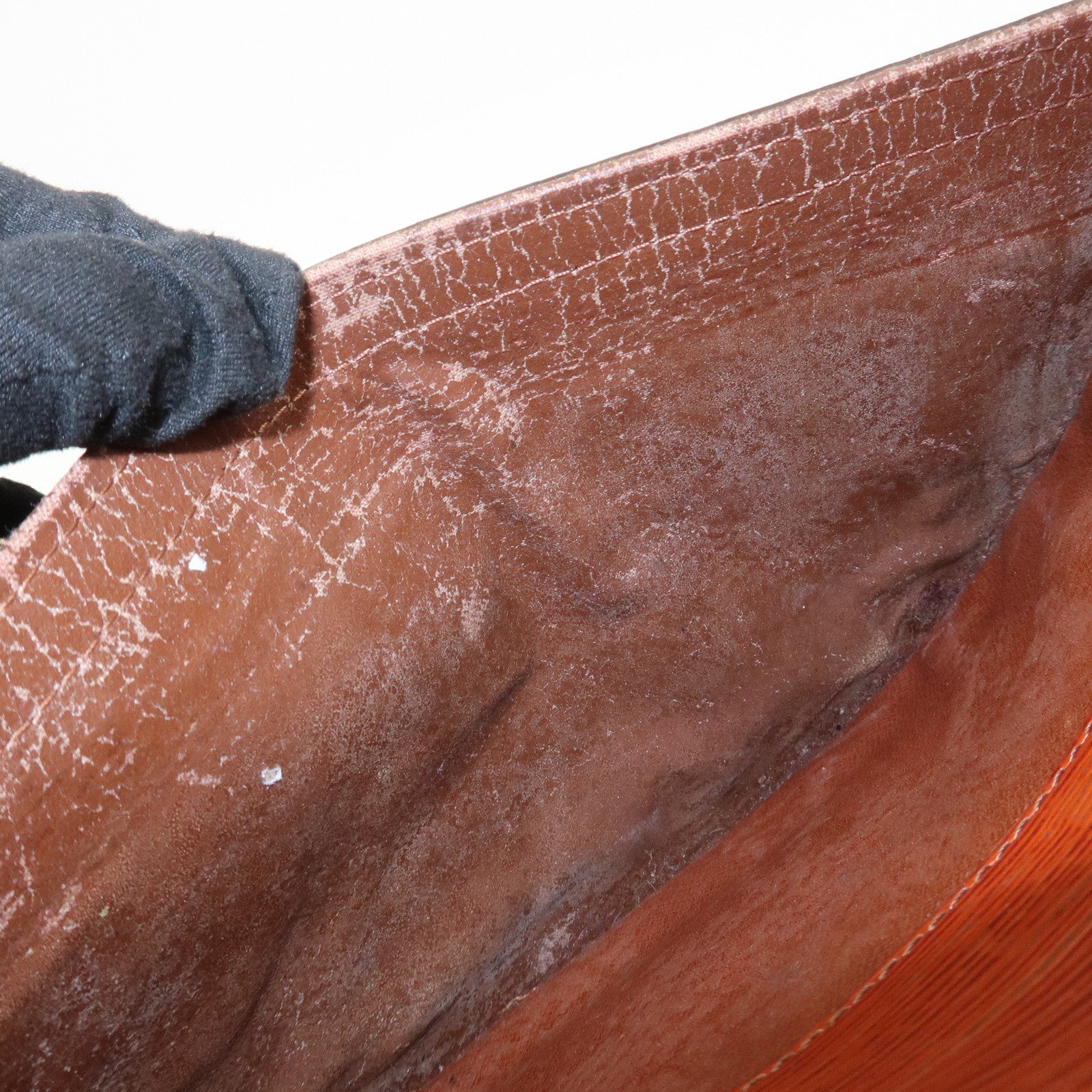 Louis Vuitton Epi Jeune Fille Shoulder Bag Kenya Brown M52153