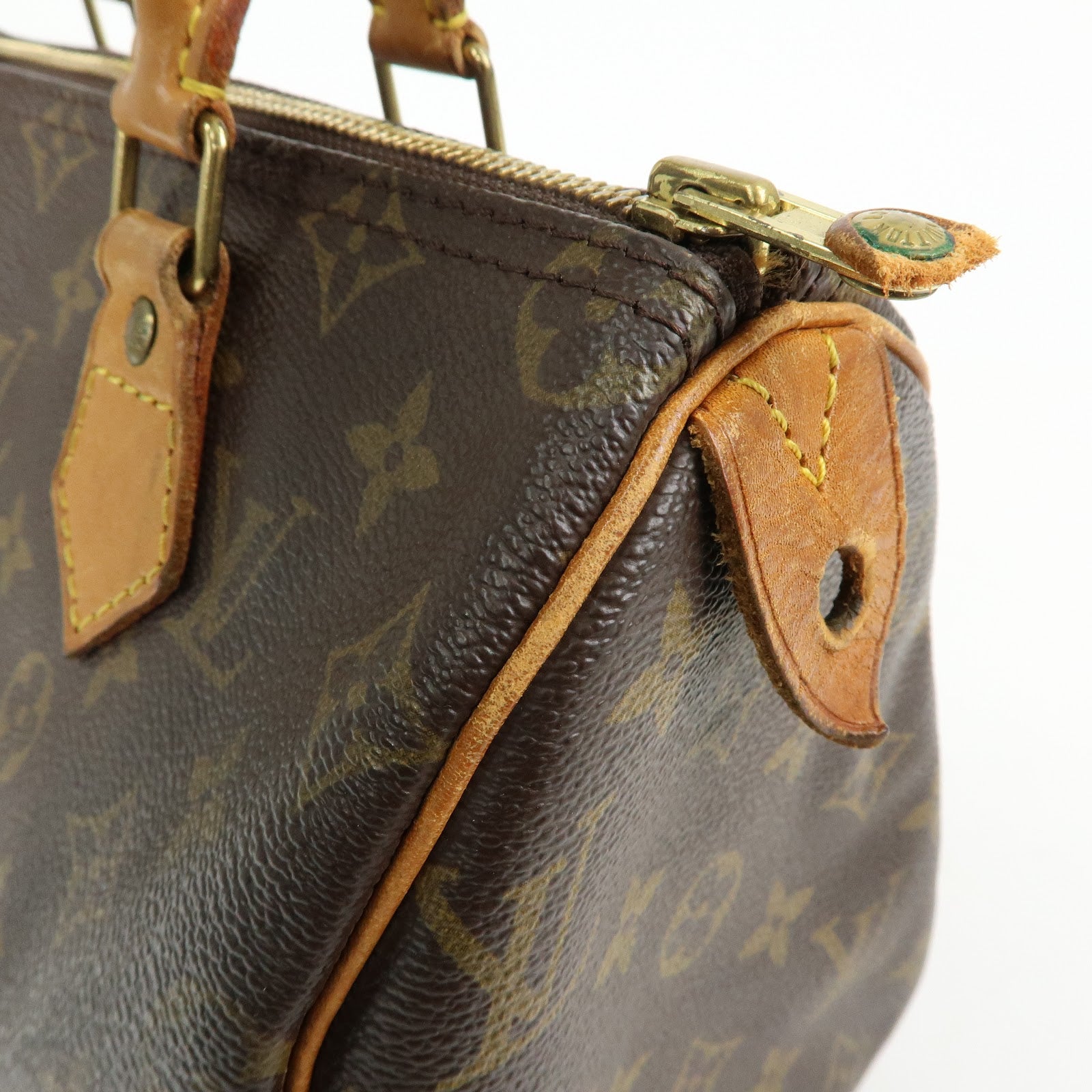 Louis Vuitton Monogram Speedy 25 Boston Bag Hand Bag Brown M41528