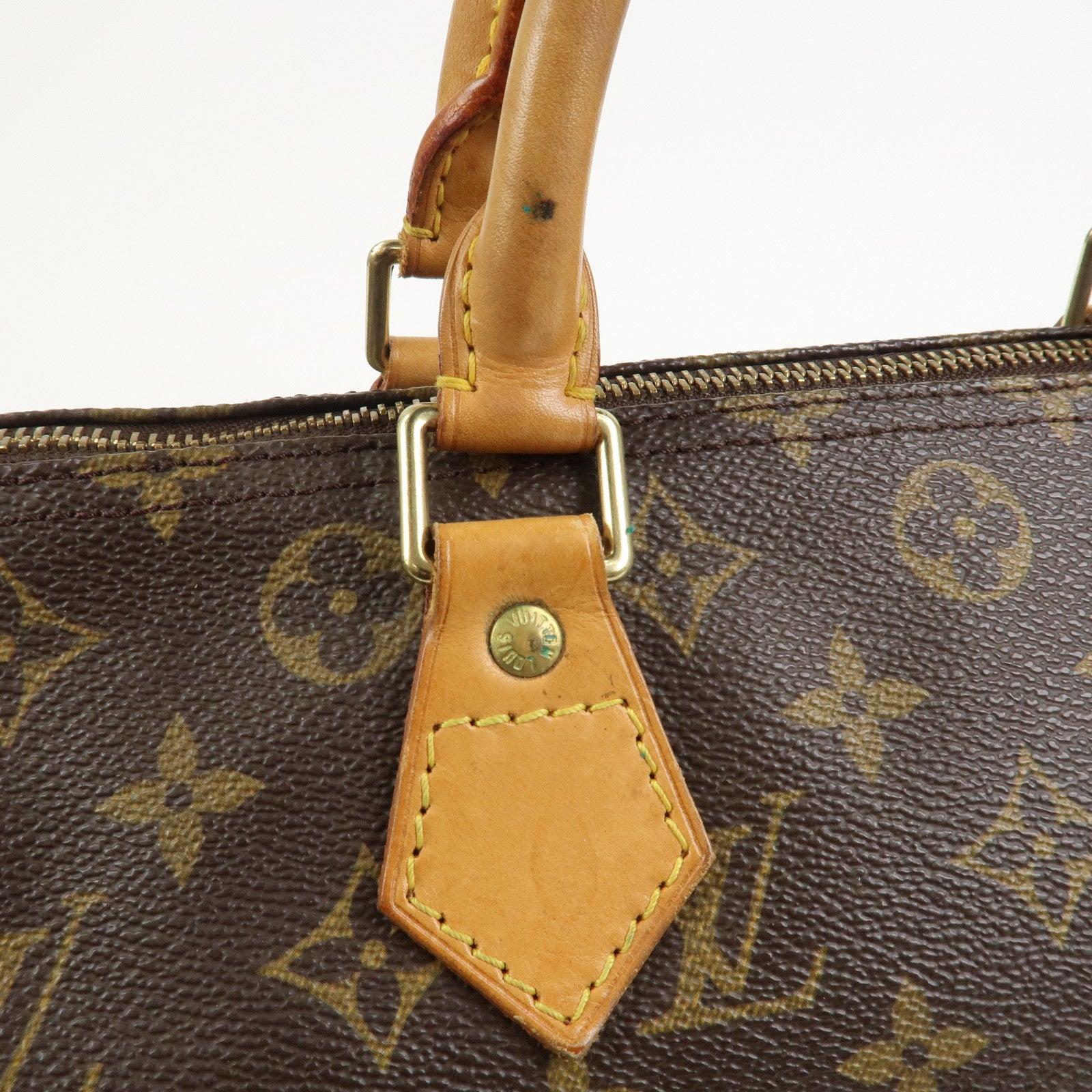 Louis Vuitton Monogram Speedy 30 Boston Bag Hand Bag Brown M41526