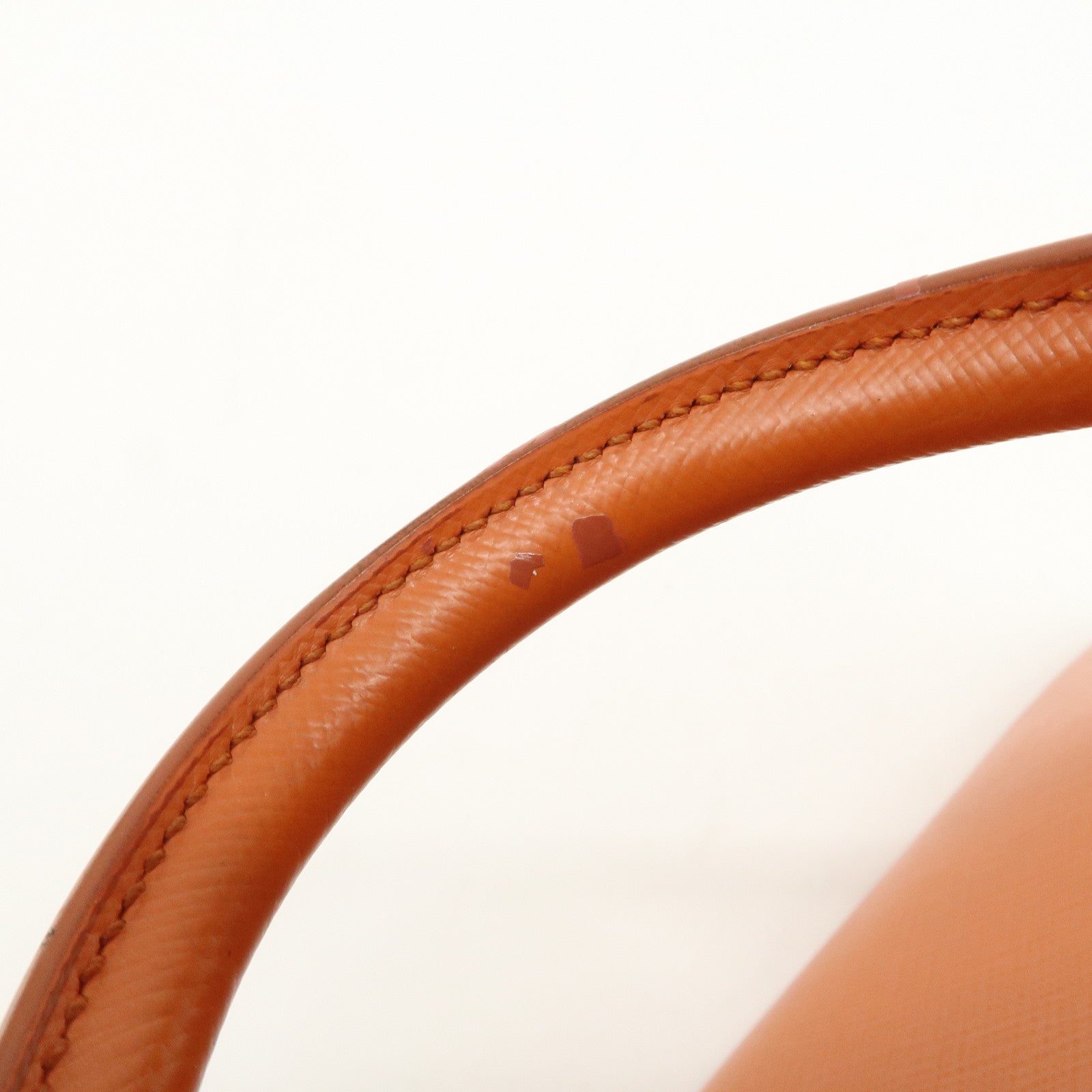 PRADA Saffiano Leather Promenade Small 2Way Hand Bag Orange BL0838