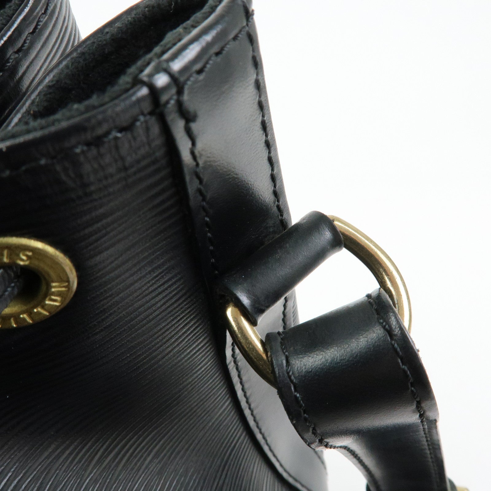 Louis Vuitton Epi Leather Petit Noe Shoulder Bag Noir Black M59012