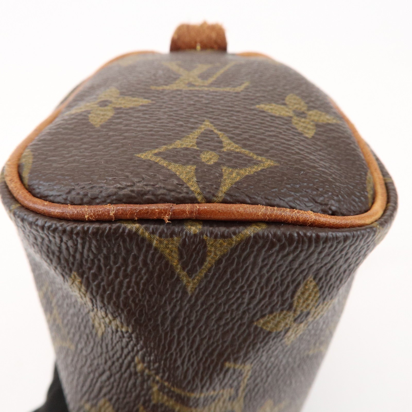 Louis Vuitton Monogram Mini Speedy Hand Bag Boston Bag Brown M41534