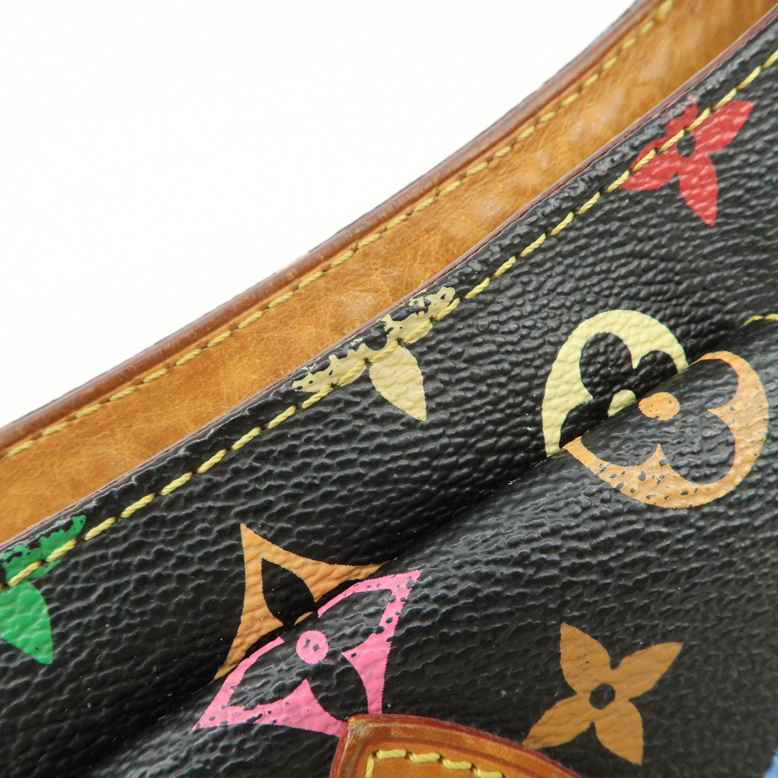 Louis Vuitton Monogram Multicolor Eliza Shoulder Bag Black M40099 Used