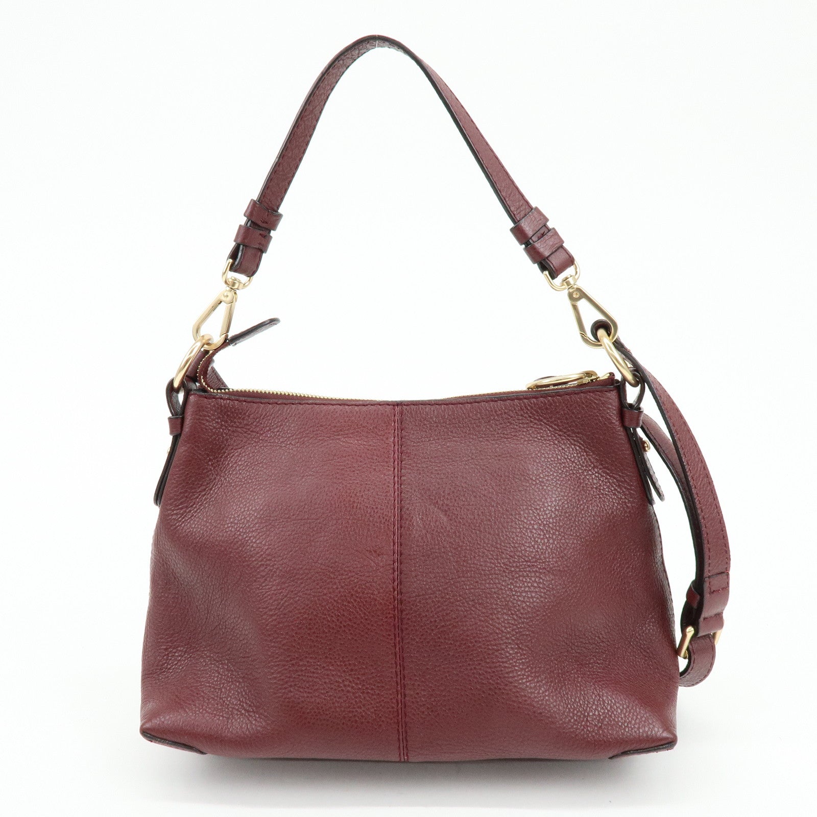 Chloe See By Chloe Joan Suede Leather 2Way Shoulder Bag Bordeaux