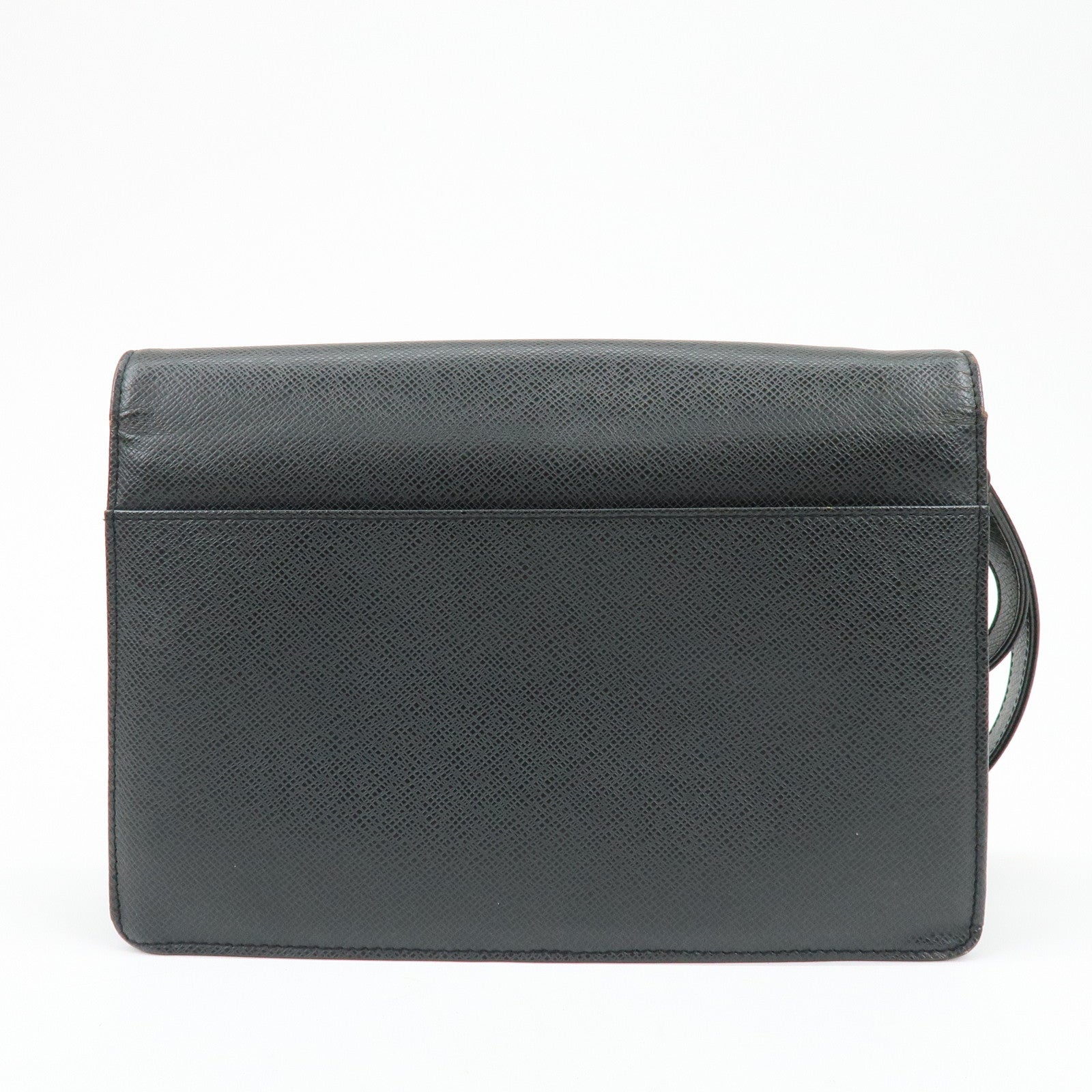 Louis Vuitton Taiga Leather Selenga Clutch Bag Ardoise M30782