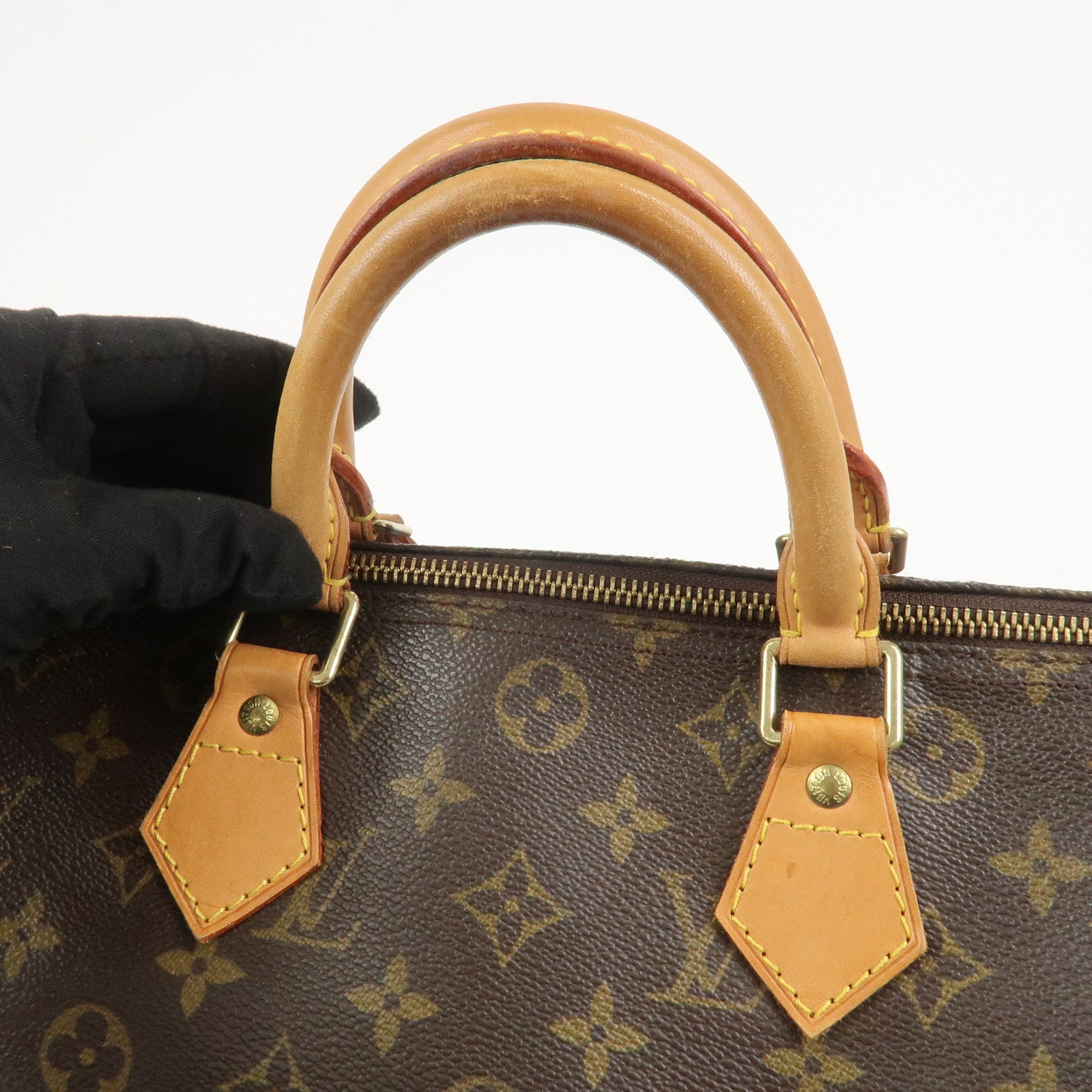 Louis Vuitton Monogram Speedy 30 Boston Bag Hand Bag Brown M41526