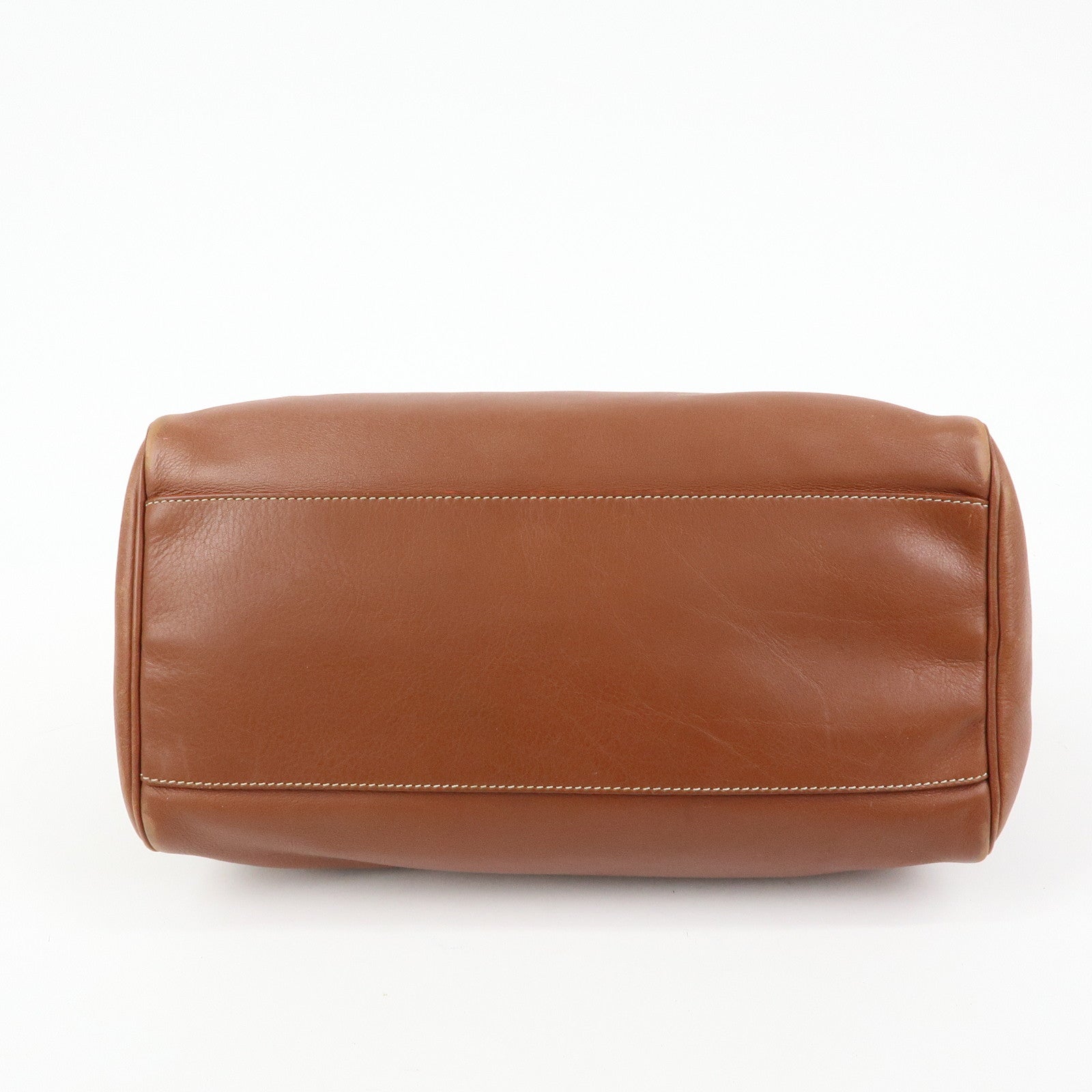 CELINE Boogie Bag Leather Hand Bag Tote Bag Brown