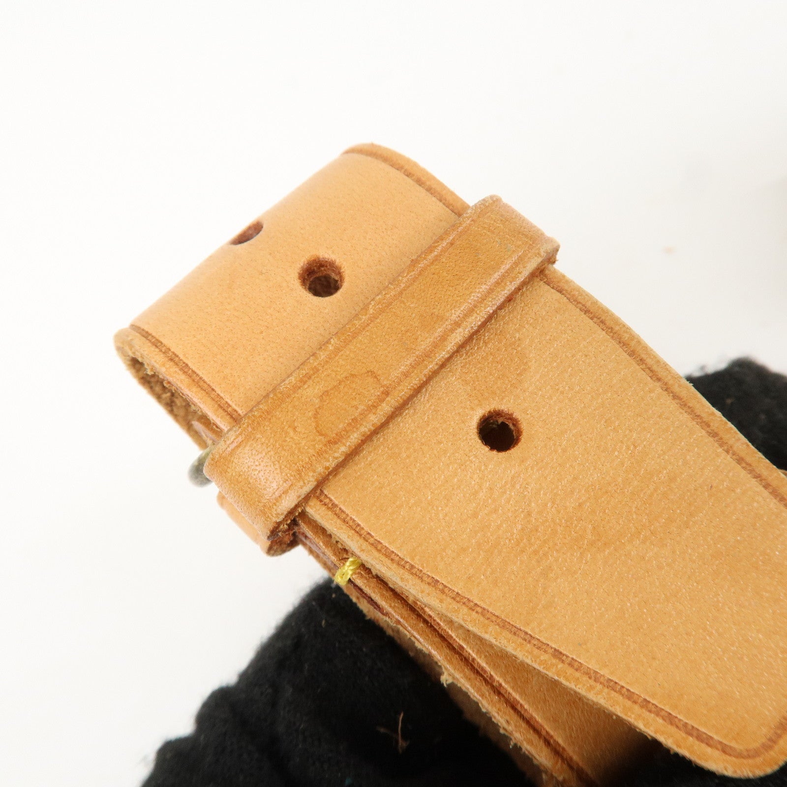 Louis Vuitton Set of 10Nume Leather Name Tag & Poignet Natural Used