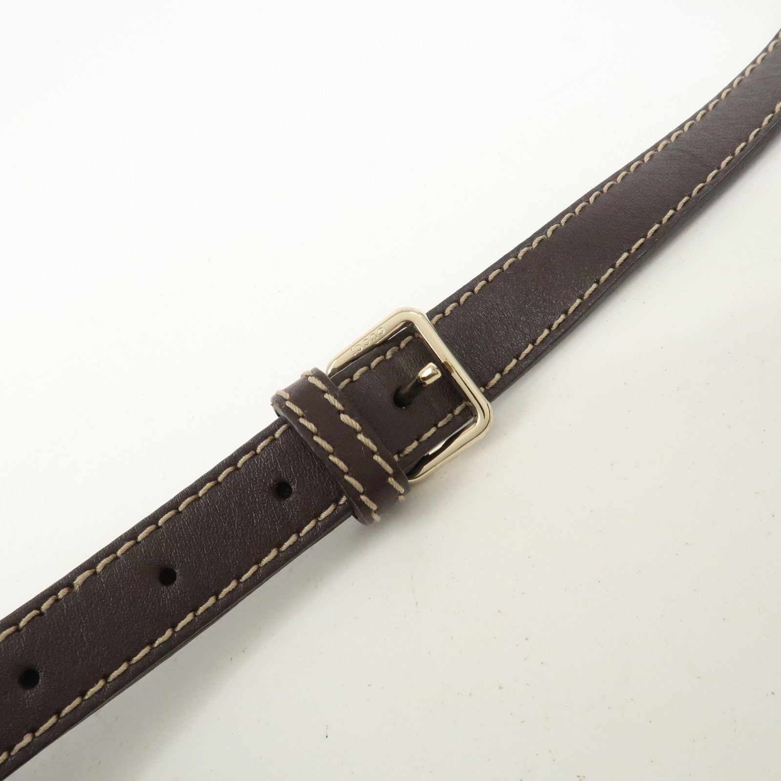 GUCCI GG Supreme Leather Shoulder Bag Crossbody Bag Beige 233268