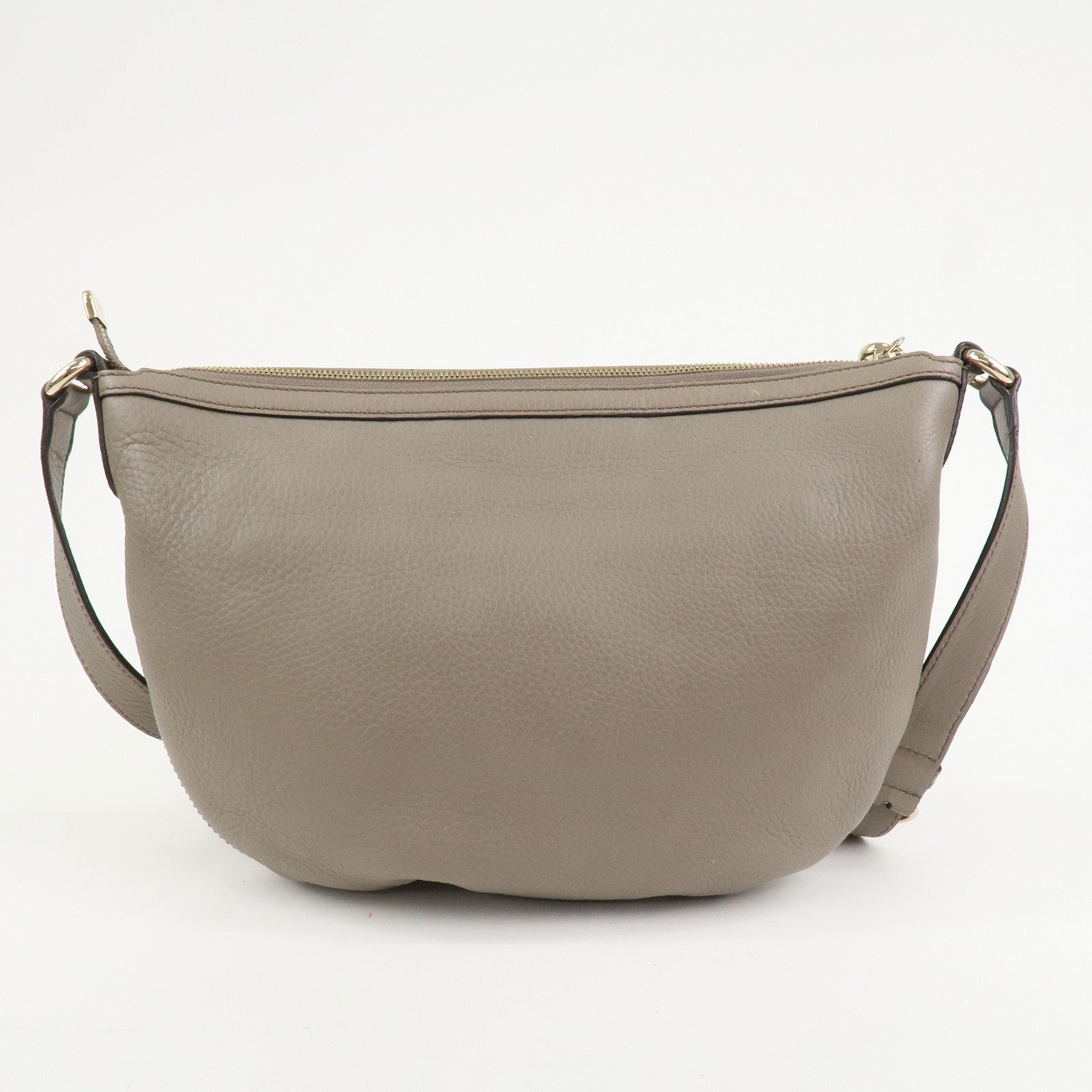 GUCCI SOHO Interlocking G Leather Shoulder Crossbody Bag 308361