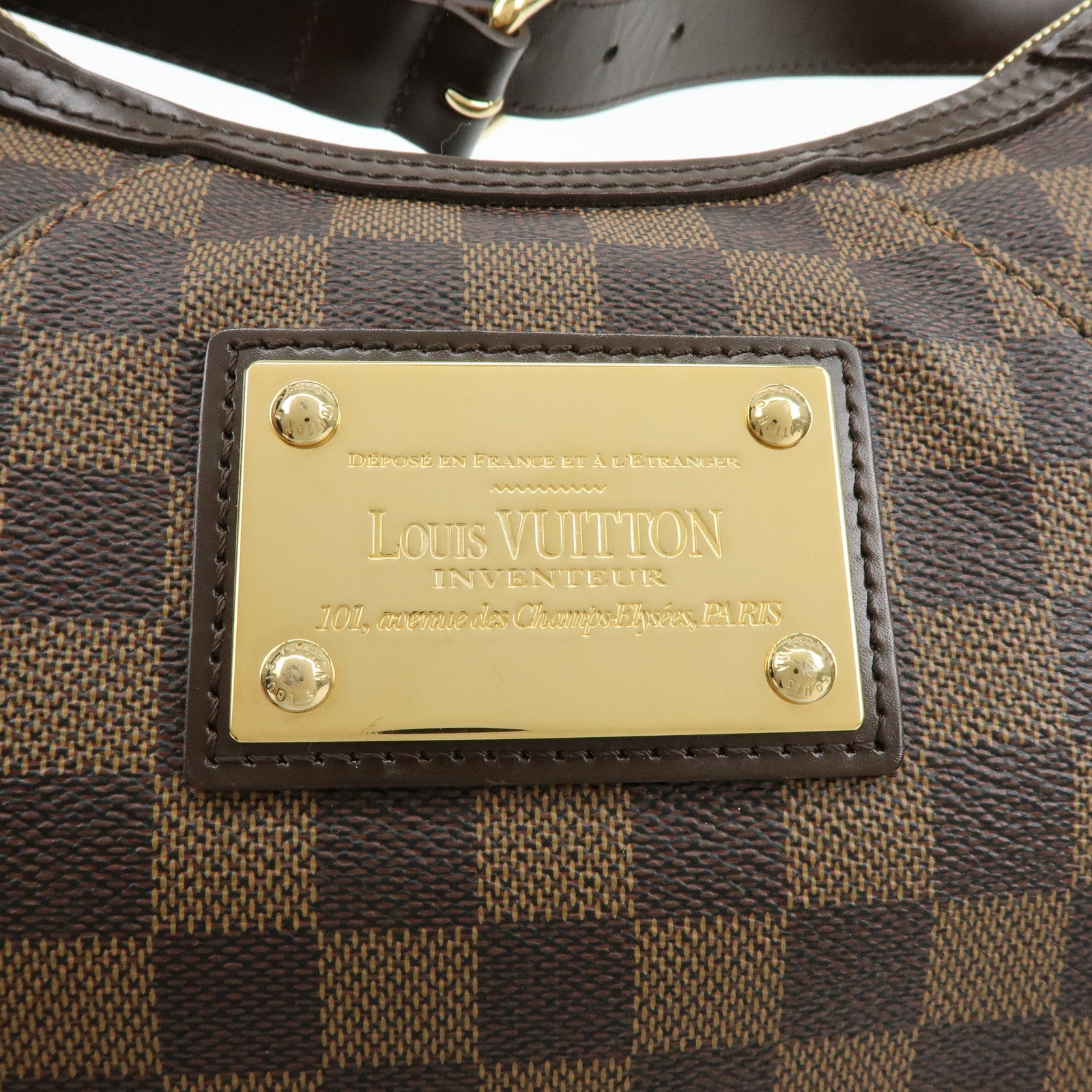 Louis Vuitton Damier Ebene Thames PM Shoulder Bag Hand Bag N48180