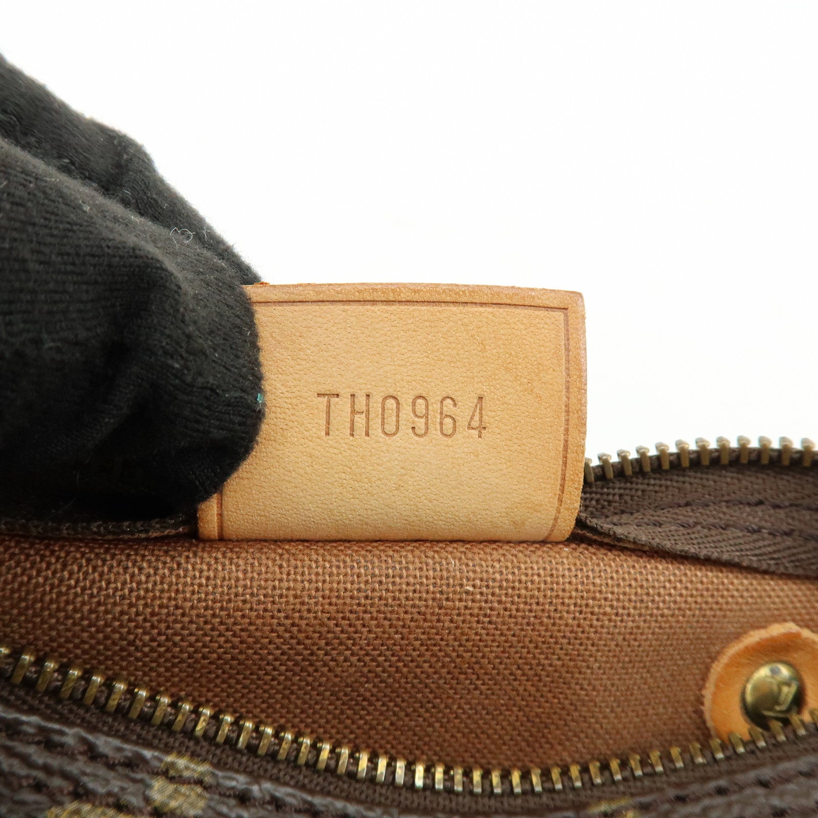 Louis Vuitton Monogram Mini Speedy Hand Bag & Strap Brown M41534