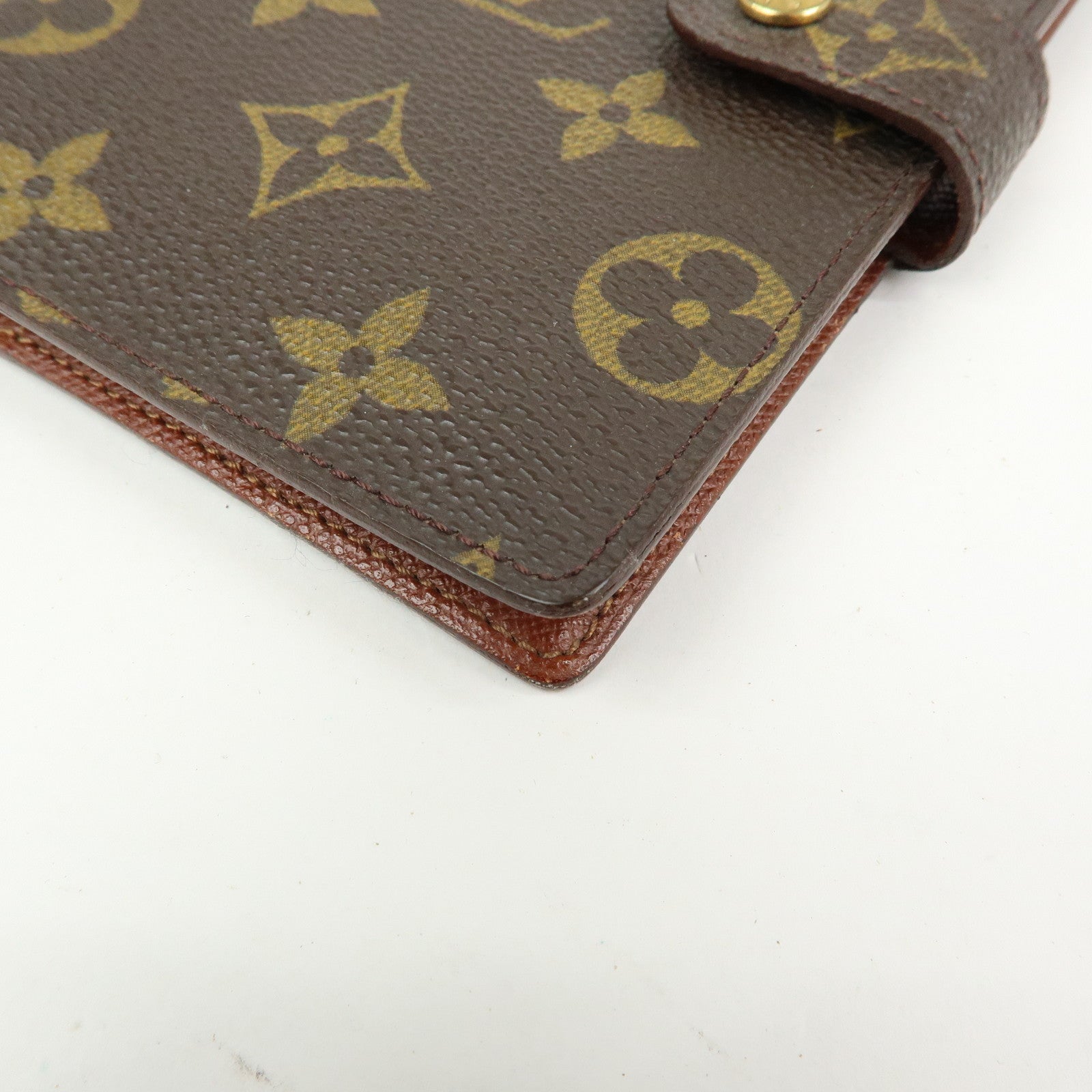 Louis Vuitton Monogram Agenda PM Planner Cover Brown R20005