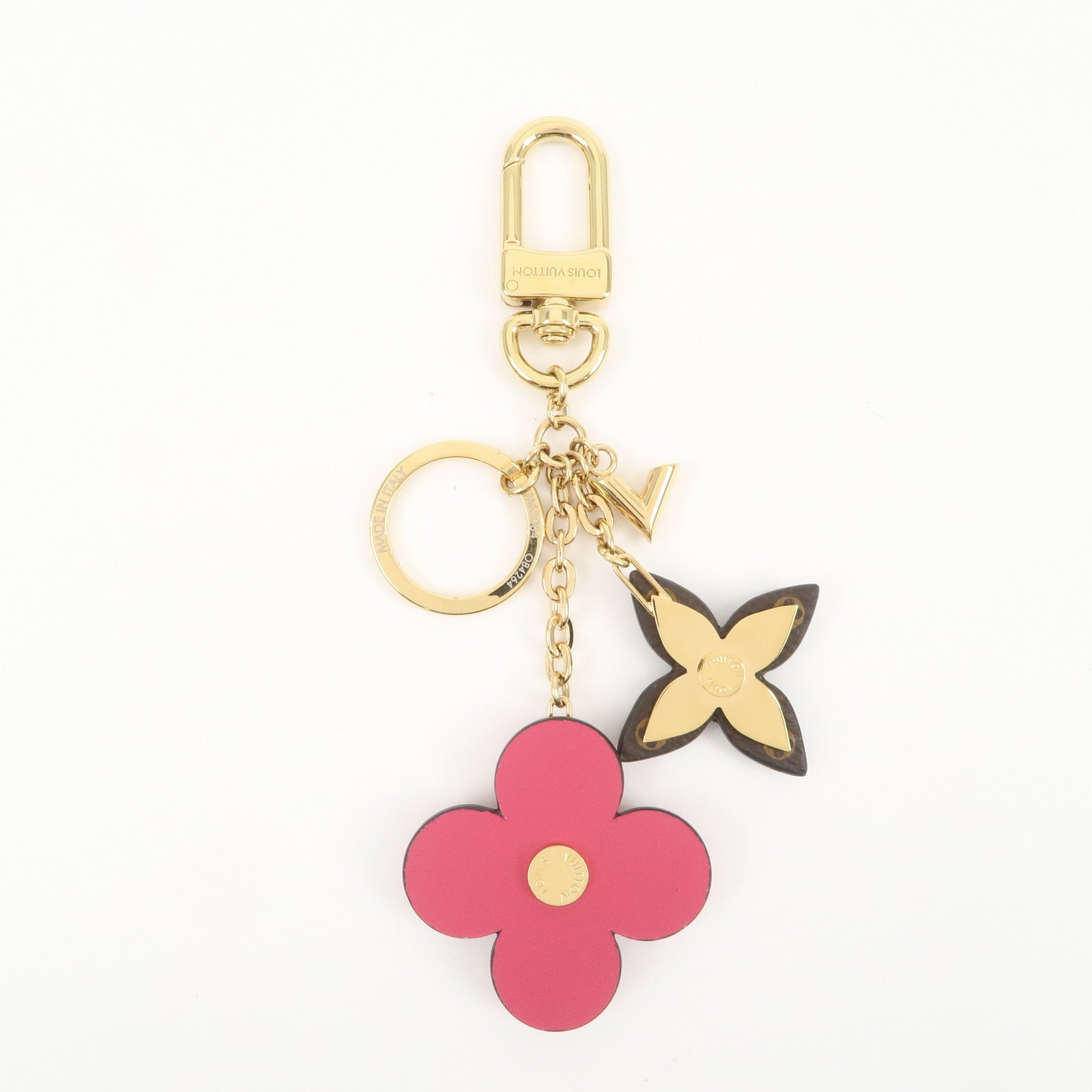 Louis Vuitton Porte Cles Blooming Flower Bag Charm Key Chain M63084