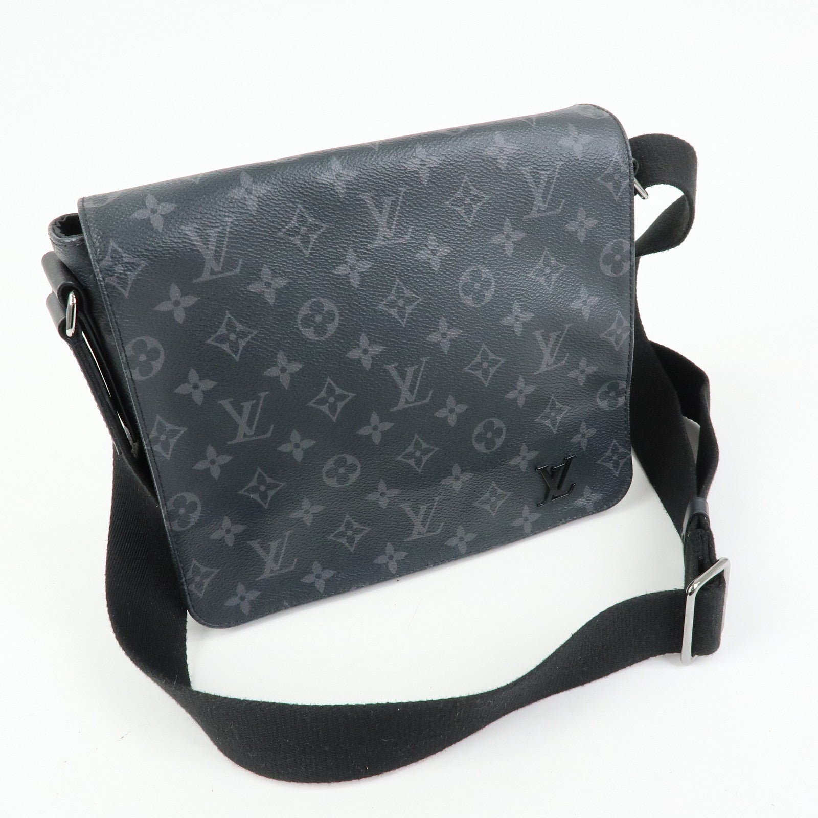 Louis Vuitton Monogram Eclipse District PM Crossbody Bag M44000