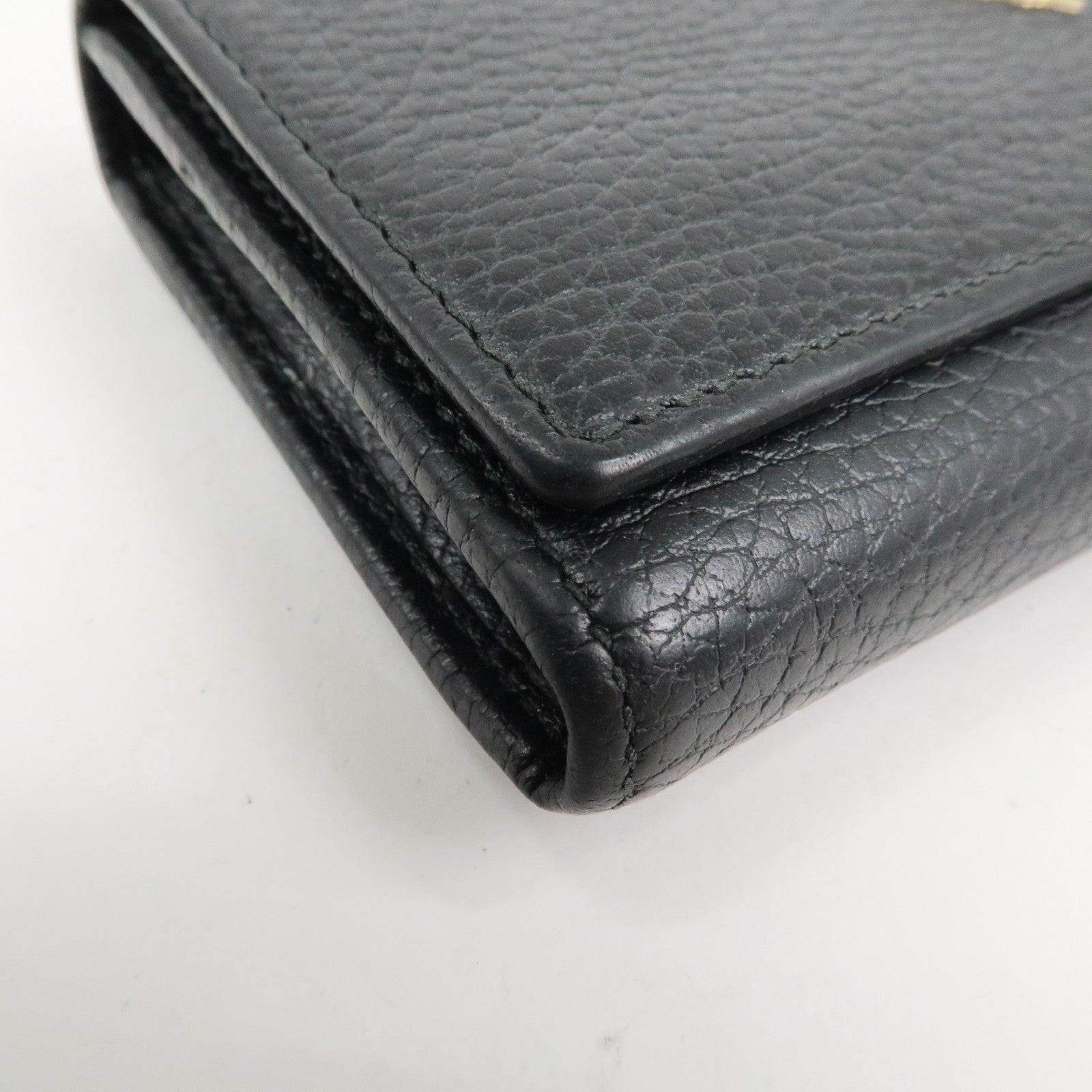 GUCCI Set Of 2 Suede Leather Bi-Fold Long Wallet 499359 153211