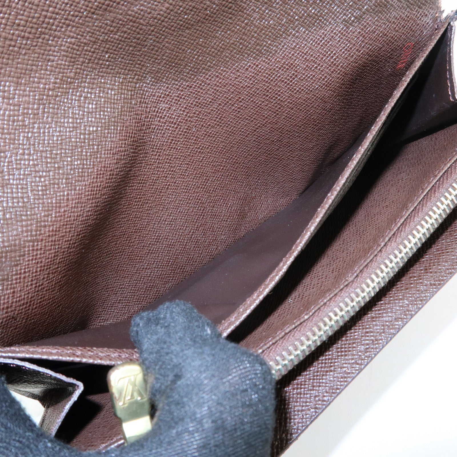 Louis Vuitton Damier Portefeuille Sarah Long Wallet Brown N61734