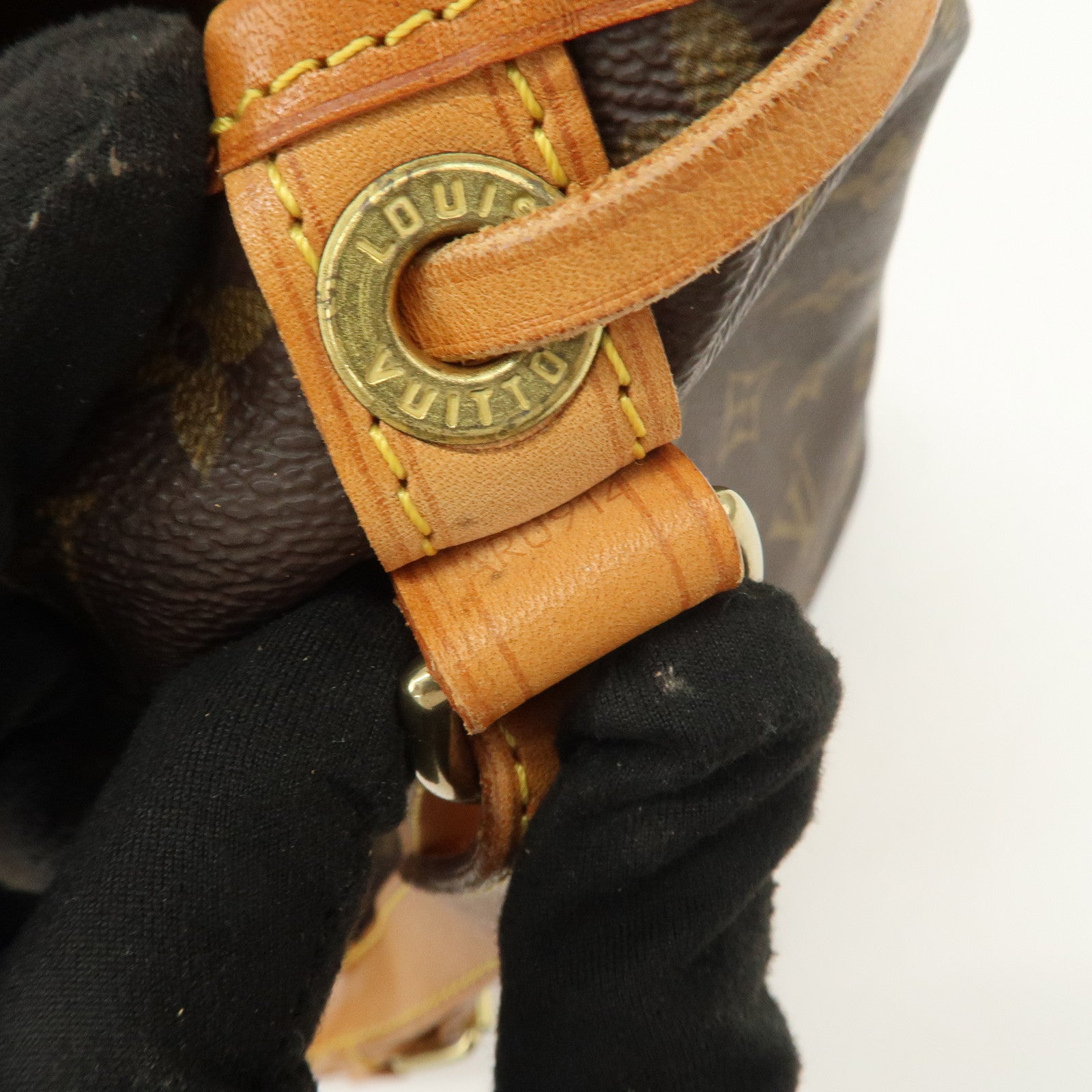 Louis Vuitton Monogram Petit Noe Shoulder Bag Brown M42226