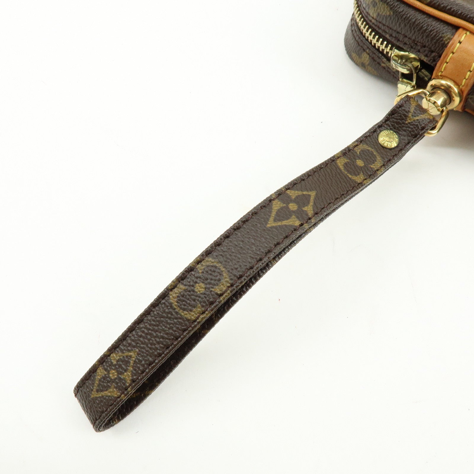 Louis Vuitton Monogram Marly Dragonne GM Clutch Bag Brown M51825