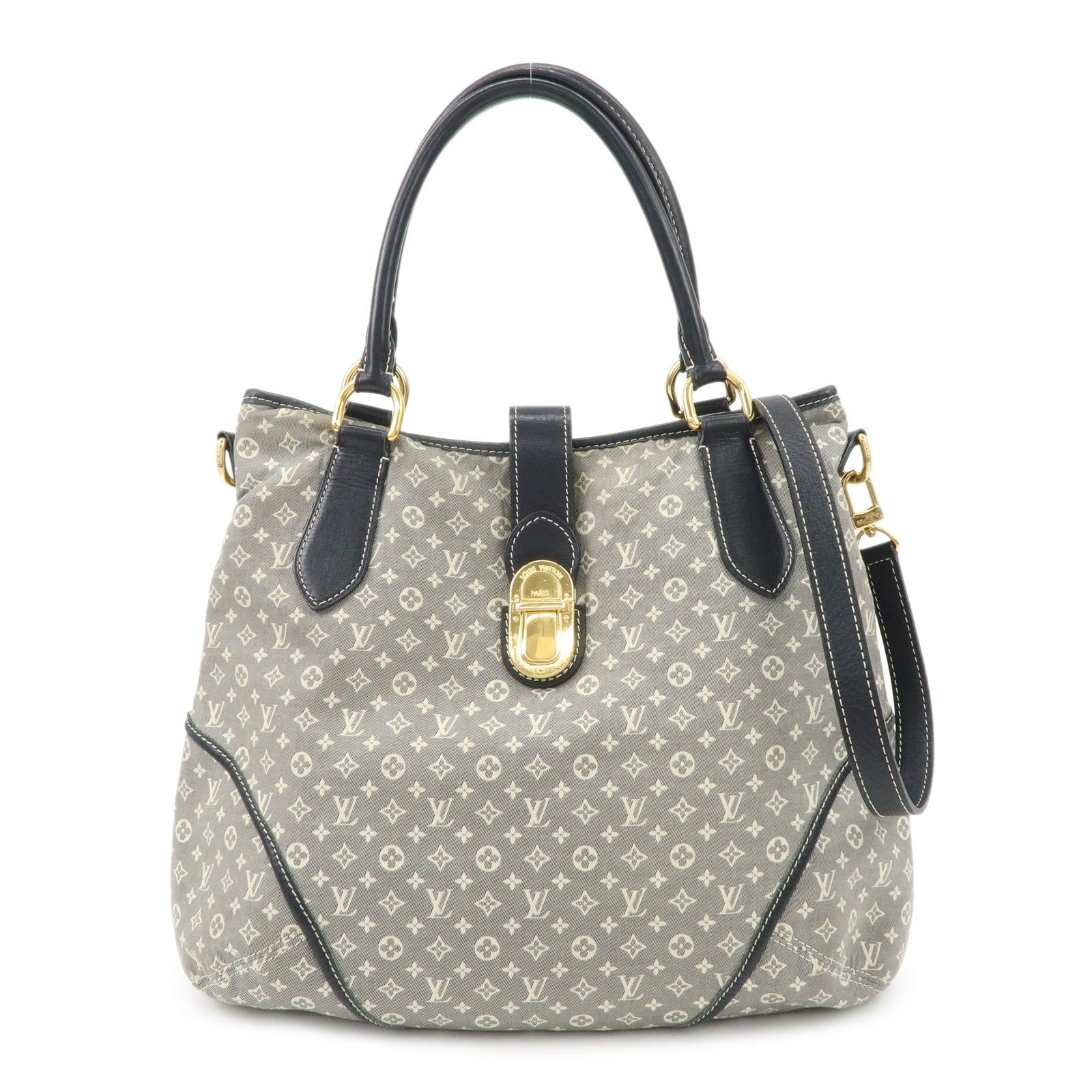 Louis Vuitton Monogram Idylle Elegie 2Way Tote Bag Encre Blue M56697 Used