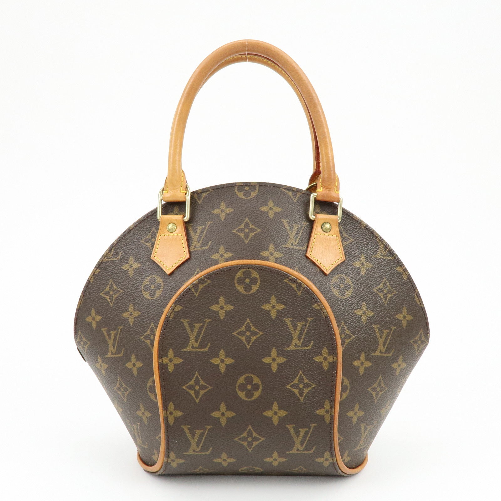 Louis Vuitton Monogram Ellipse PM Hand Bag Brown M51127