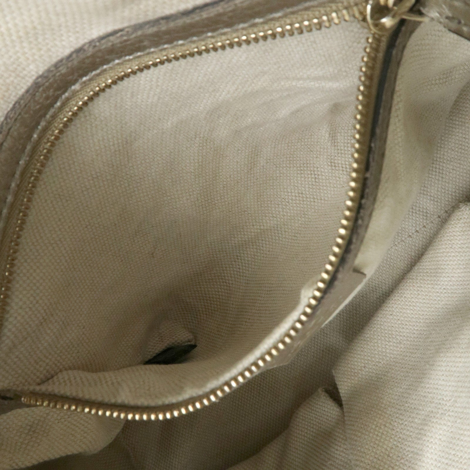 GUCCI SOHO Interlocking G 2Way Bag Hand Bag Champaign Gold 336751