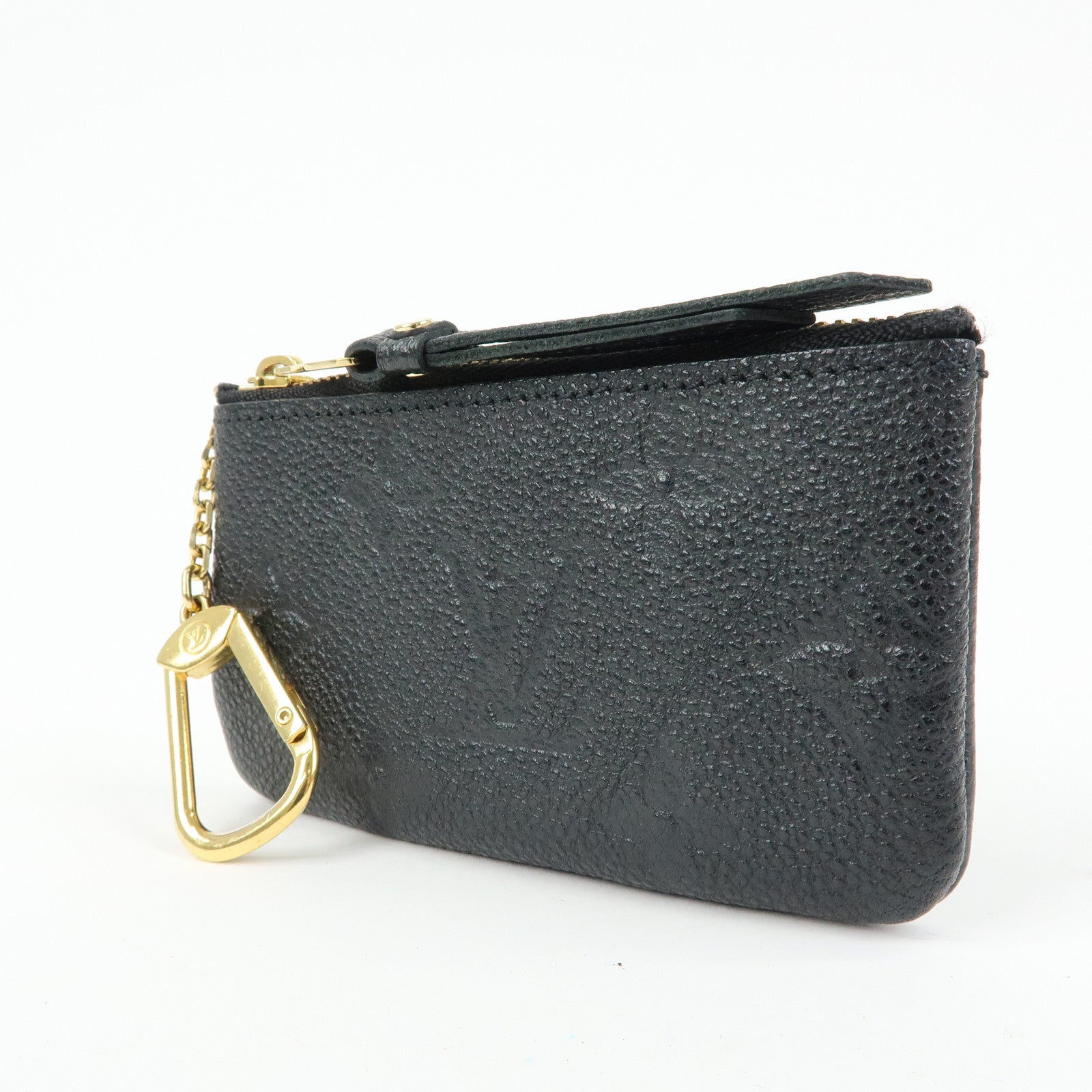 Louis Vuitton Monogram Empreinte Pochette Cles Key Case Noir M80879