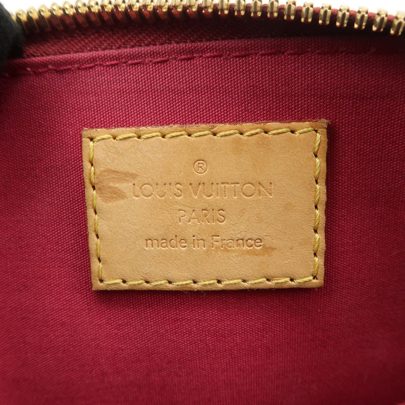Louis Vuitton Monogram Vernis Alma BB 2Way Bag Rose Indien M91771