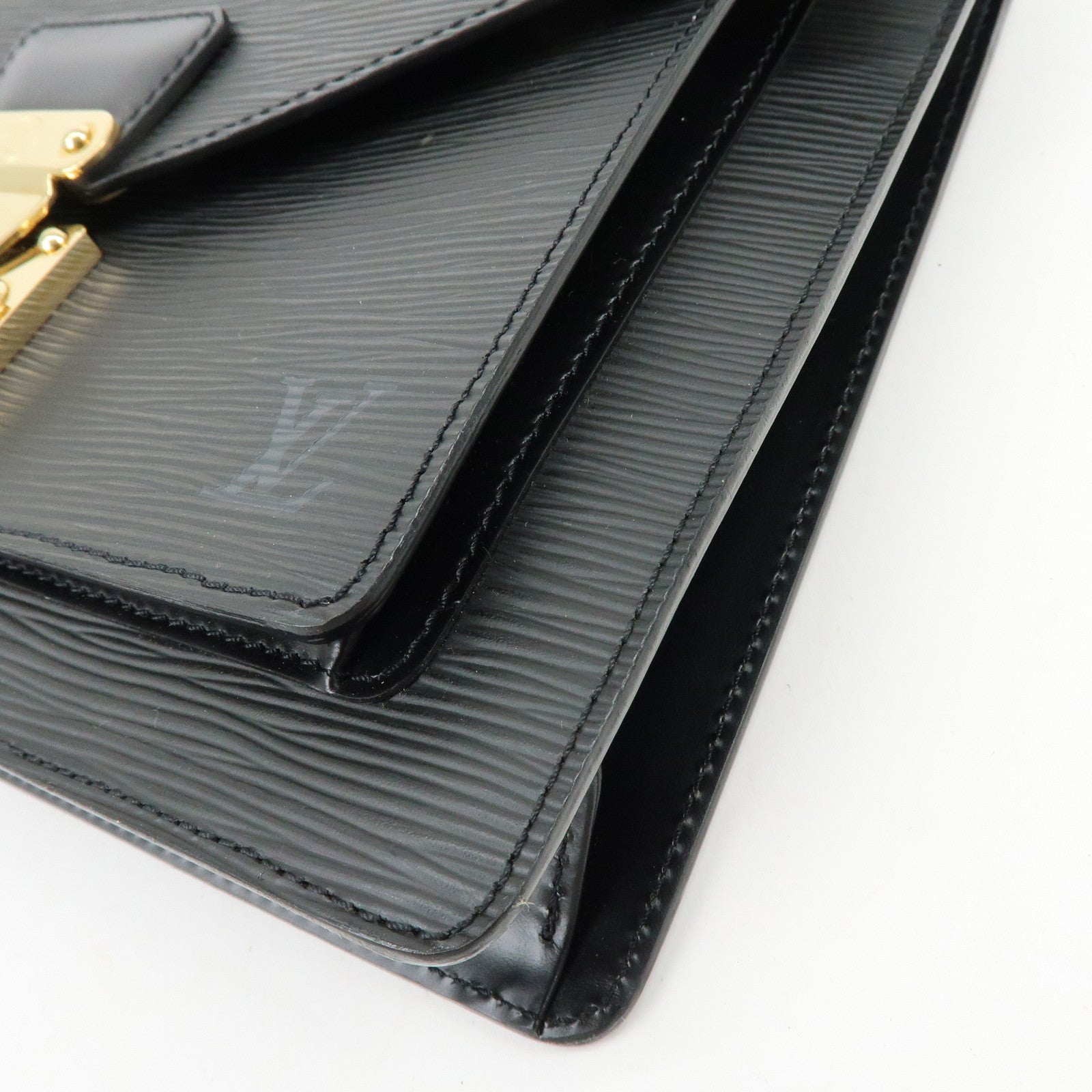 Louis Vuitton Epi Monceau 2Way Shoulder Bag Hand Bag Noir M52122