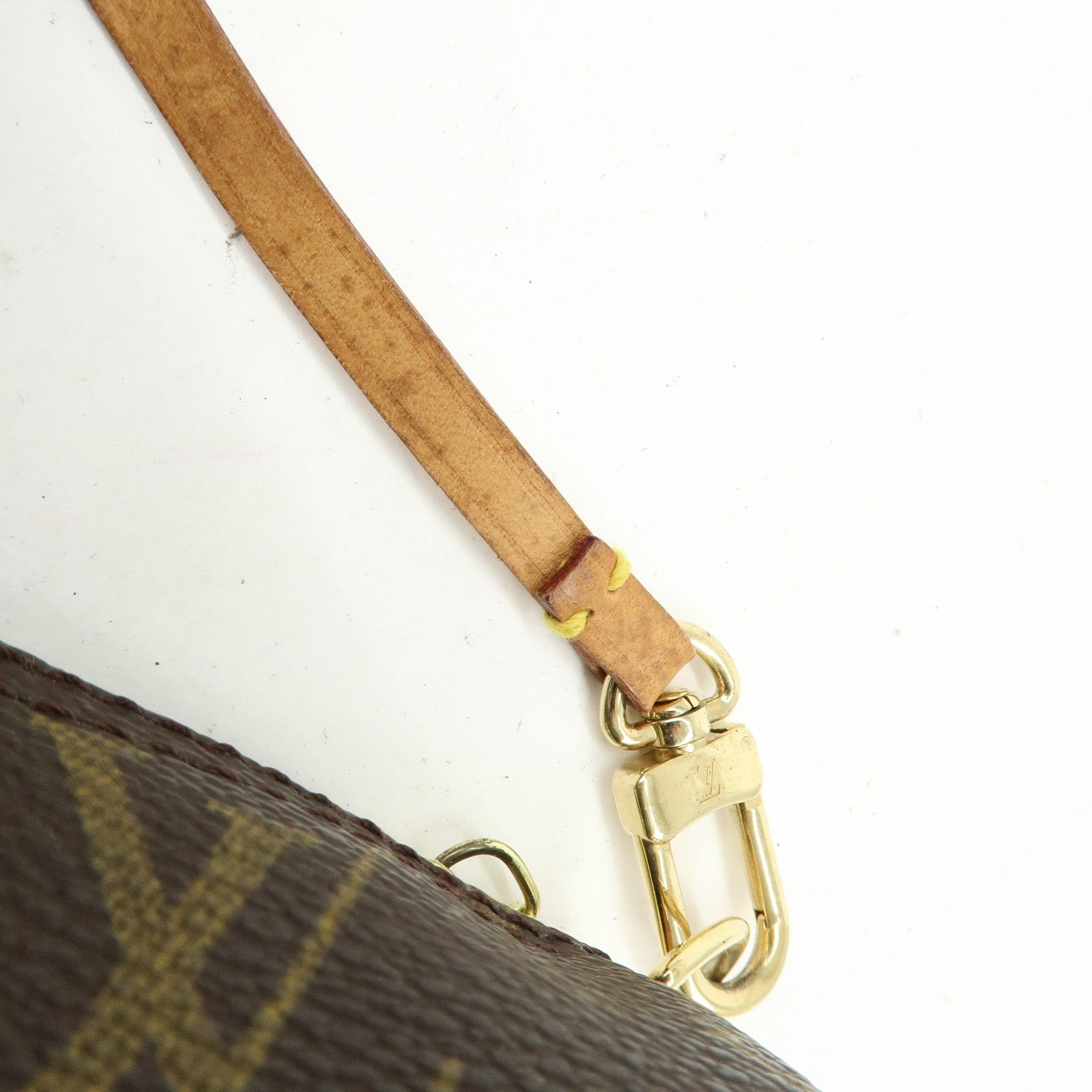 Louis Vuitton Monogram Mini Pouch for Papillon Bag Brown