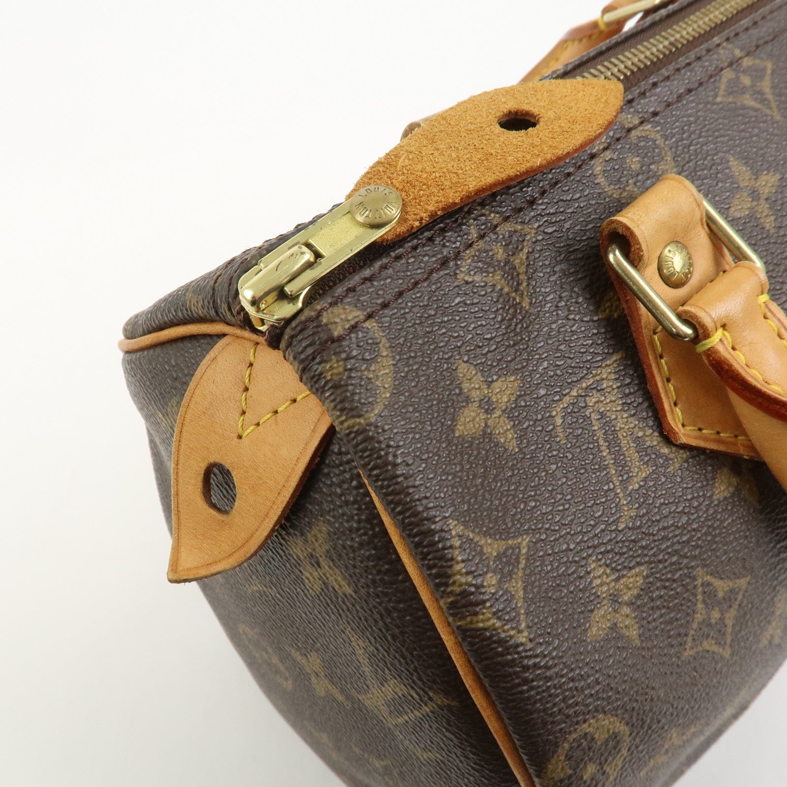 Louis Vuitton Monogram Speedy 25 Boston Bag Hand Bag Brown M41528