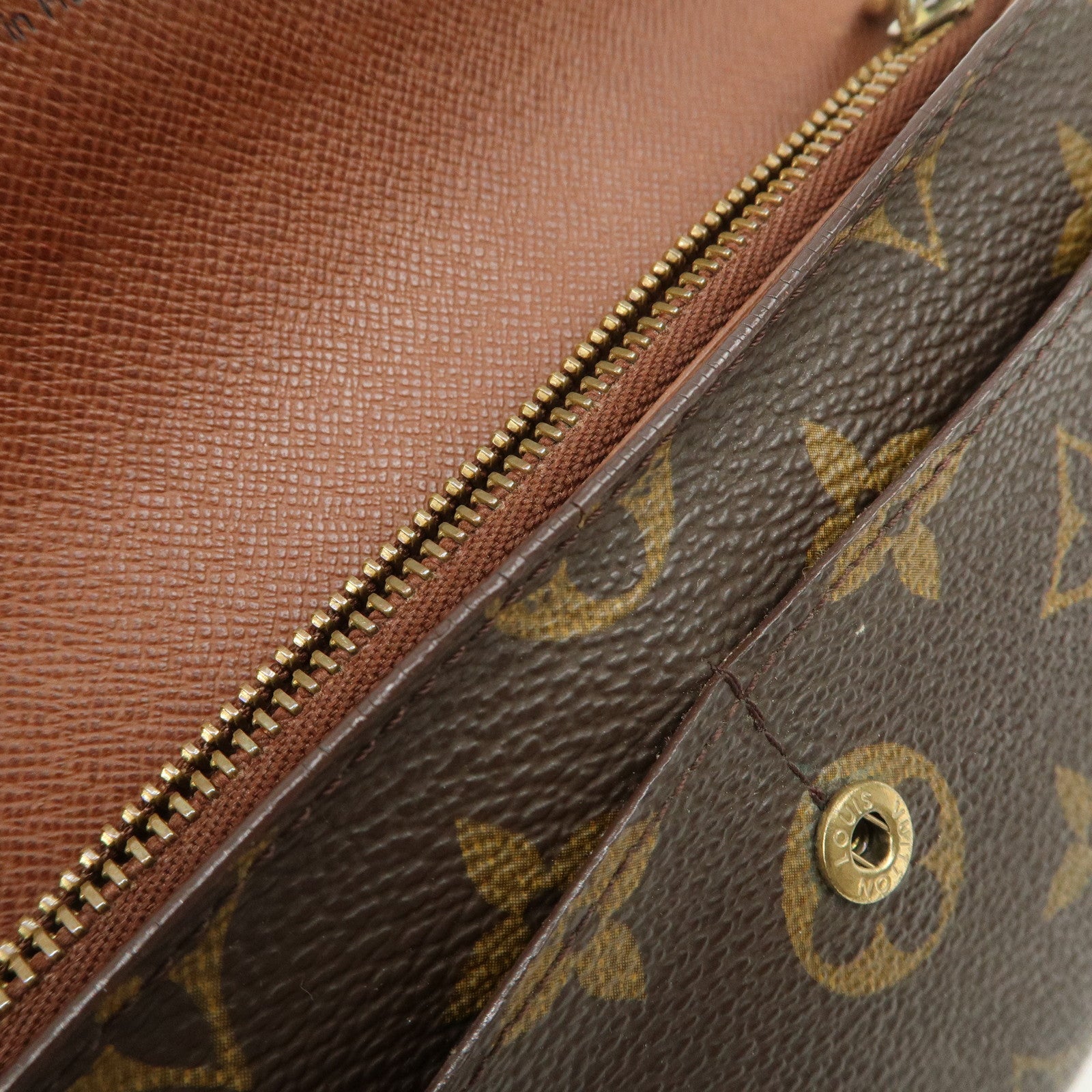 Louis Vuitton Monogram Pochette Porte Monnaie Credit Wallet M61723