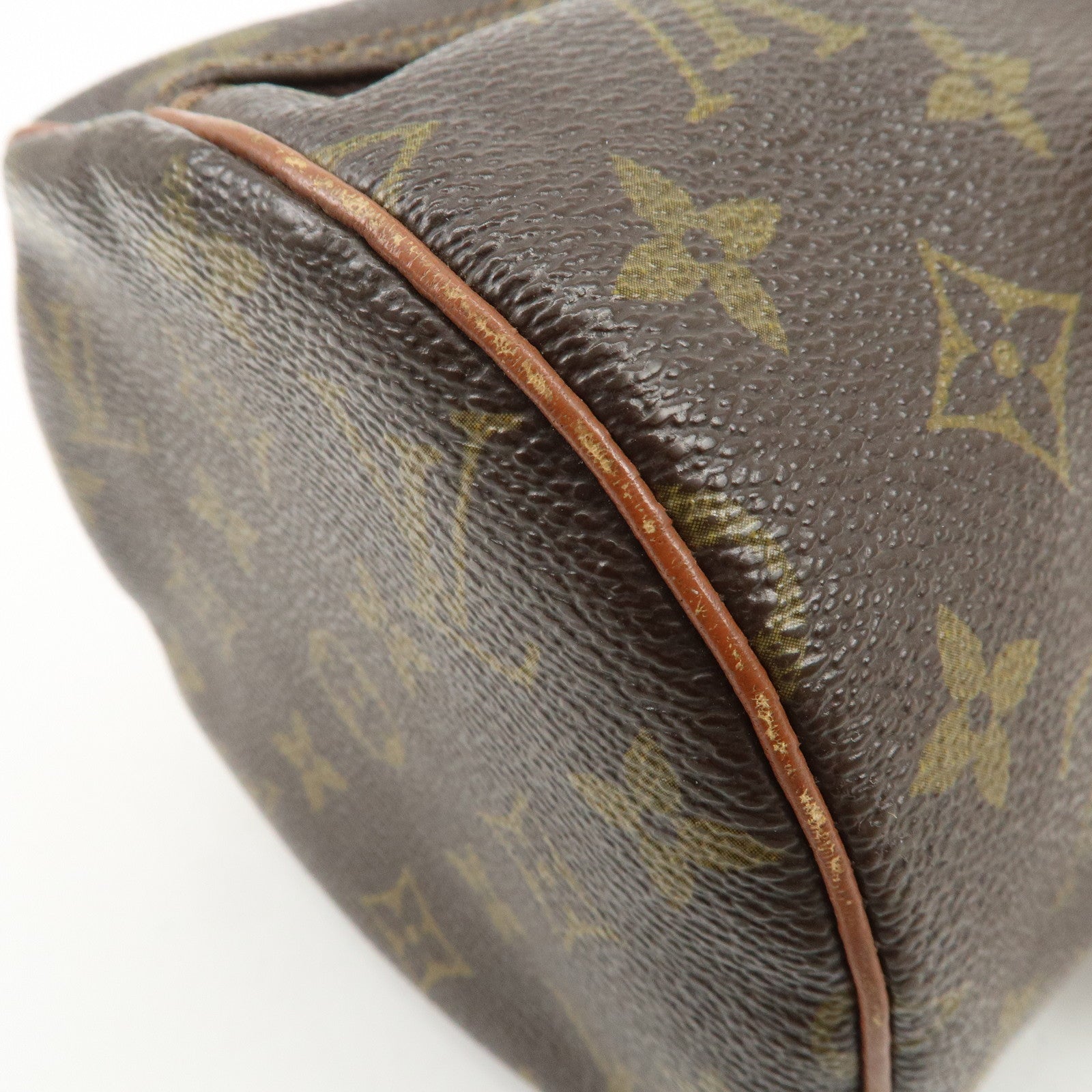 Louis Vuitton Monogram Papillon 30 Hand Bag Brown Old Style M51365