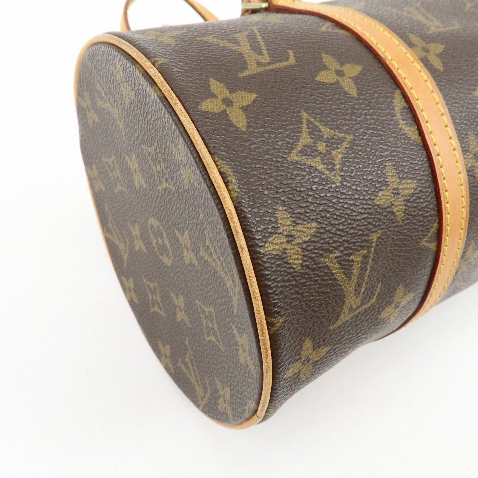 Louis Vuitton Monogram Papillon 30 Hand Bag Brown M51385