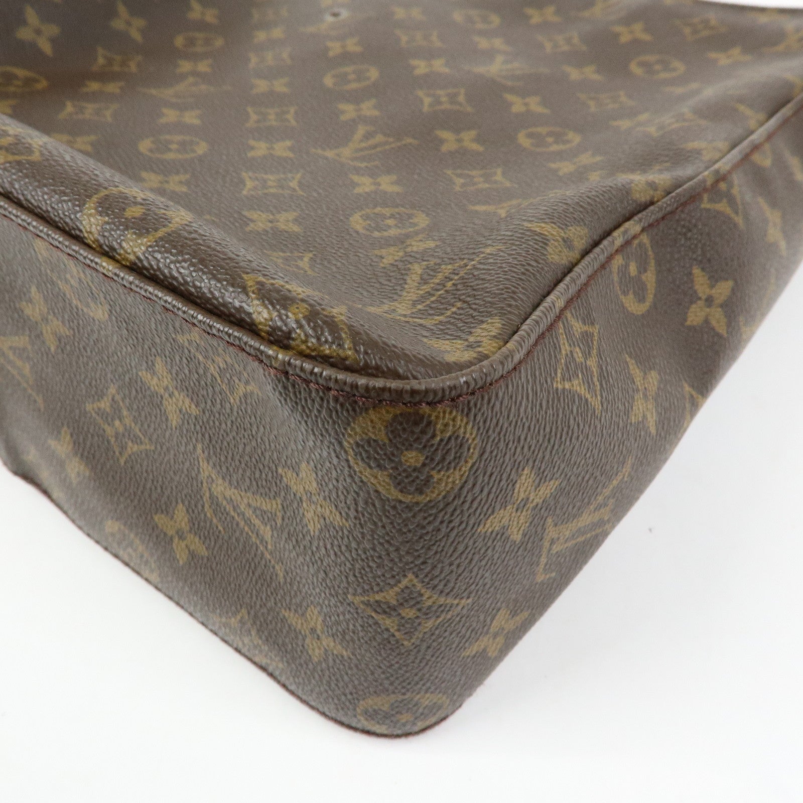 Louis Vuitton Monogram Looping GM Shoulder Bag Brown M51145