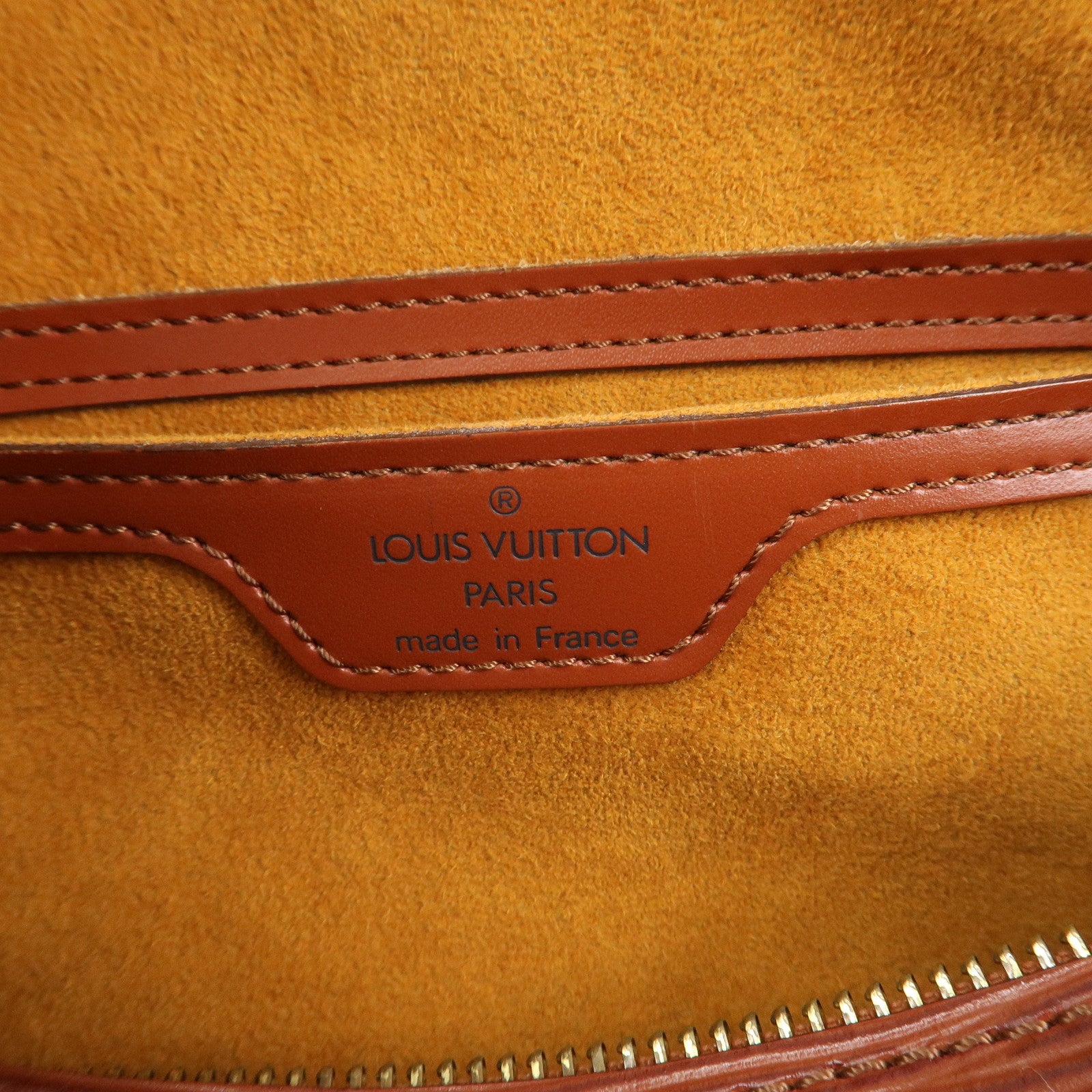 Louis Vuitton Epi Leather Soufflot Hand Bag Kenya Brown M52223