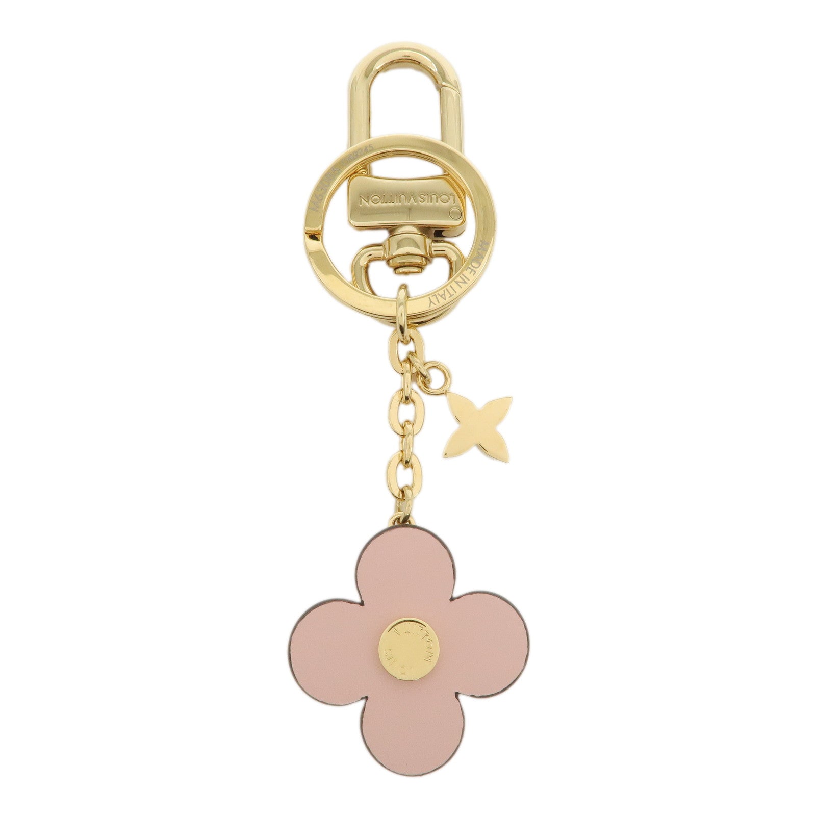 Louis Vuitton Porte Cles Blooming Flower BB Bag Charm Pink M63085