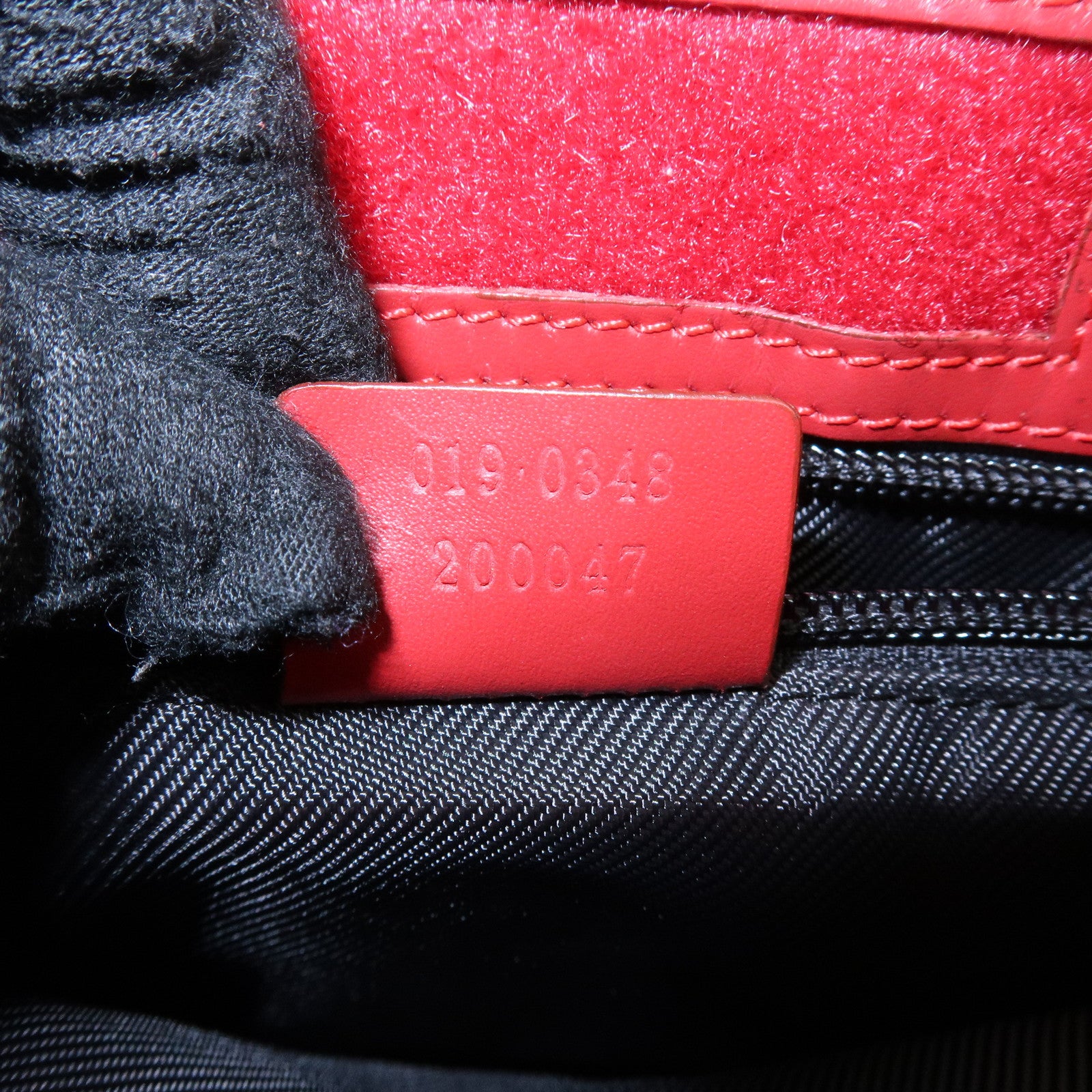GUCCI GG Canvas Leather Shoulder Bag Beige Red 019・0348・200047