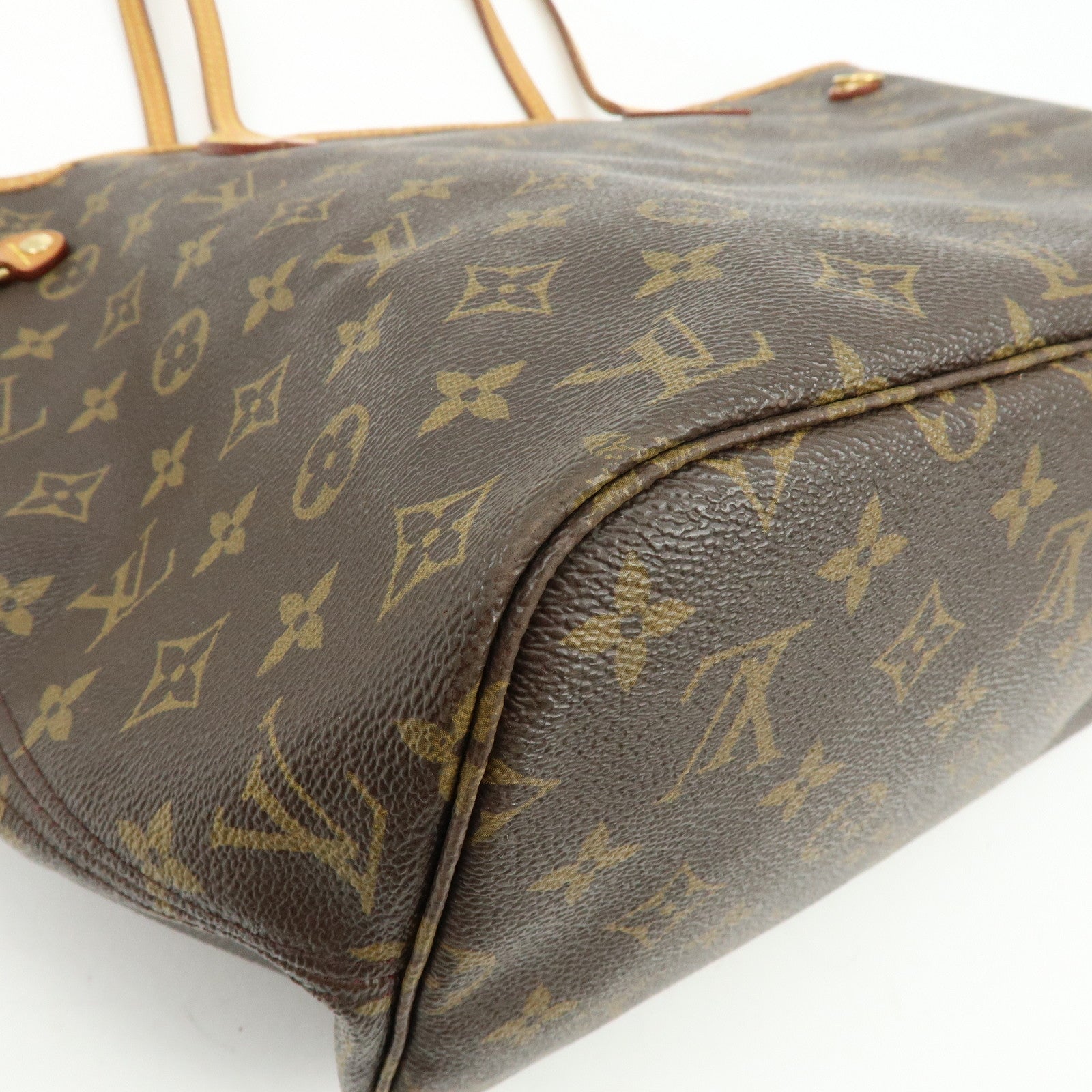 Louis Vuitton Monogram Neverfull MM Tote Bag Brown M41178