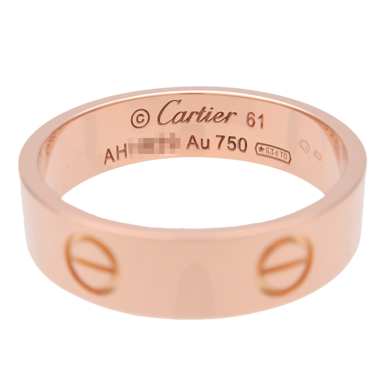 Cartier Love Ring K18 750PG Rose Gold #61 US9.5 EU61 HK21.5