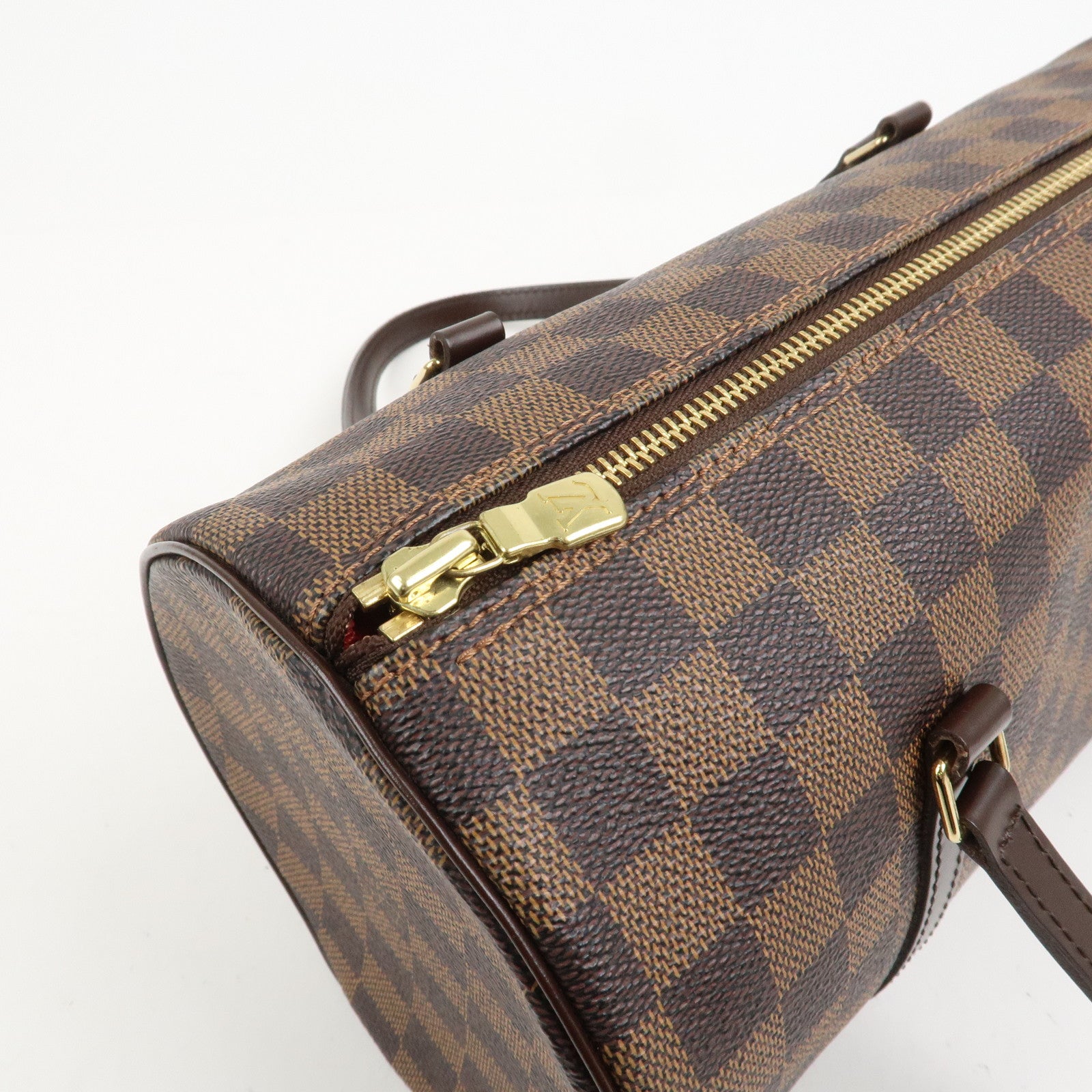 Louis Vuitton Damier Ebene Papillon 30 Hand Bag Brown N51303